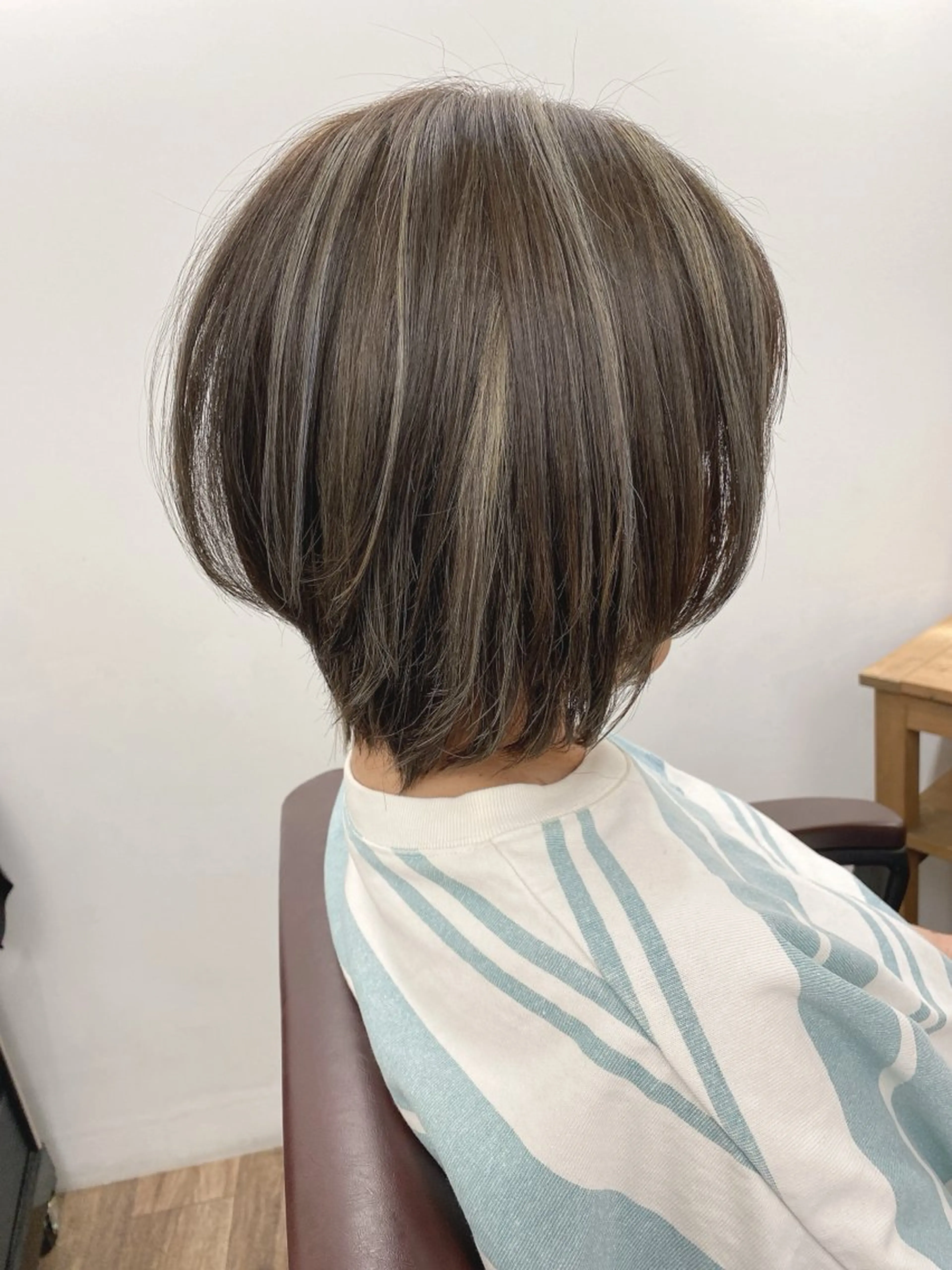 ミディアム カラー ヘアカラー トリートメント ハイライト⭐️上野 高広のヘアスタイル