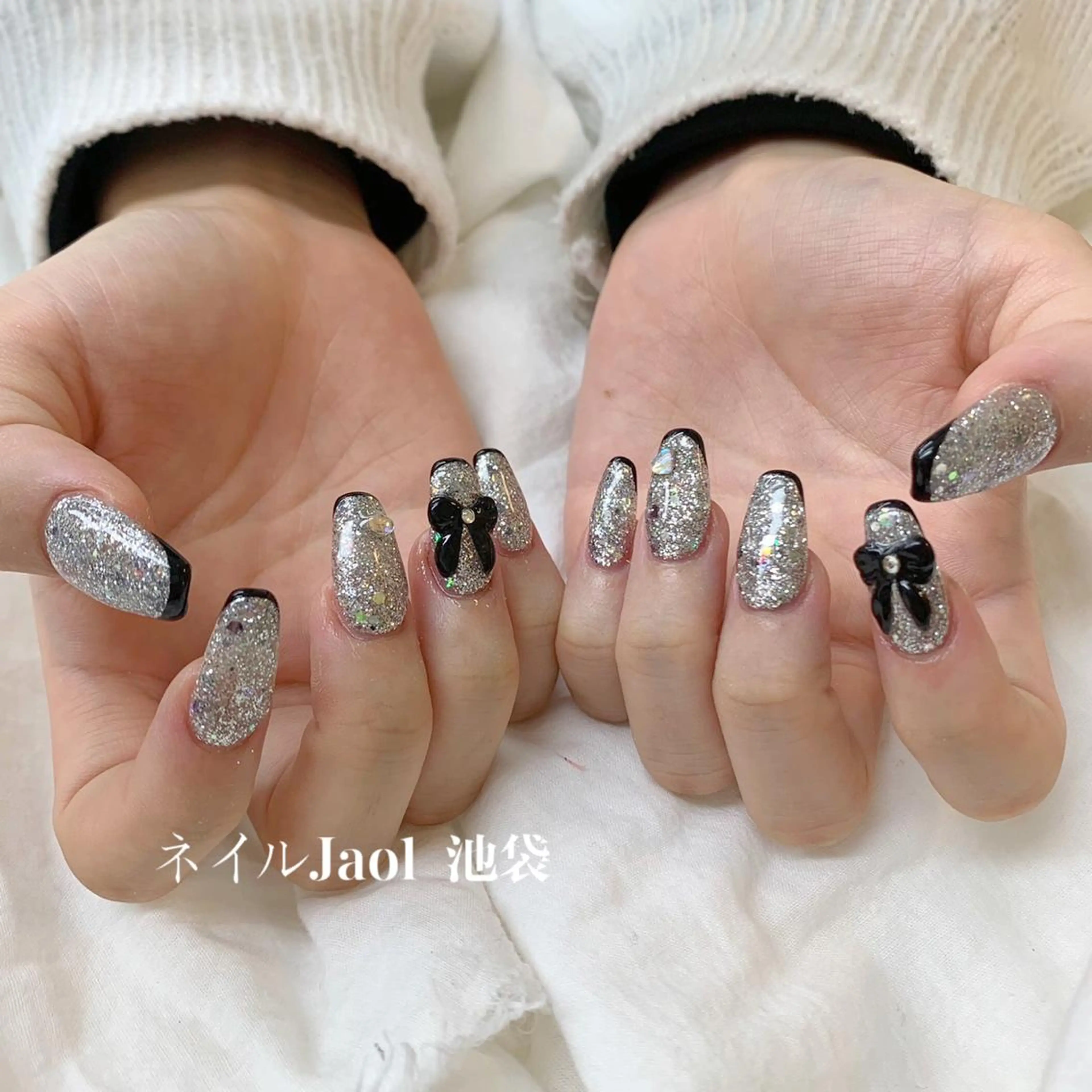 ロング ハンドネイル ネイルJaol 池袋のネイルデザイン