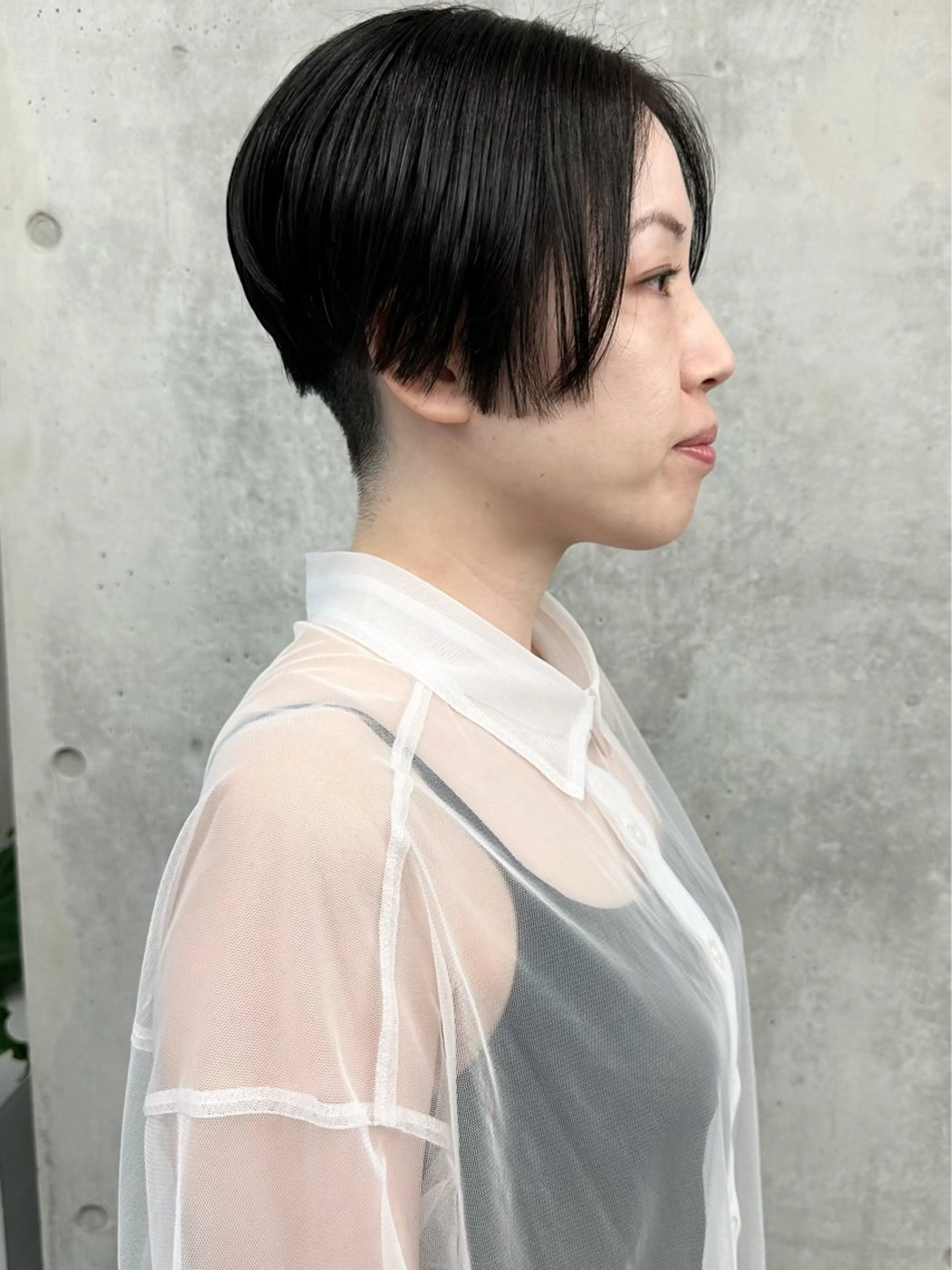 ショート カット ヘッドスパ ボブ/ゆるふわ ボブパーマ/とういのヘアスタイル