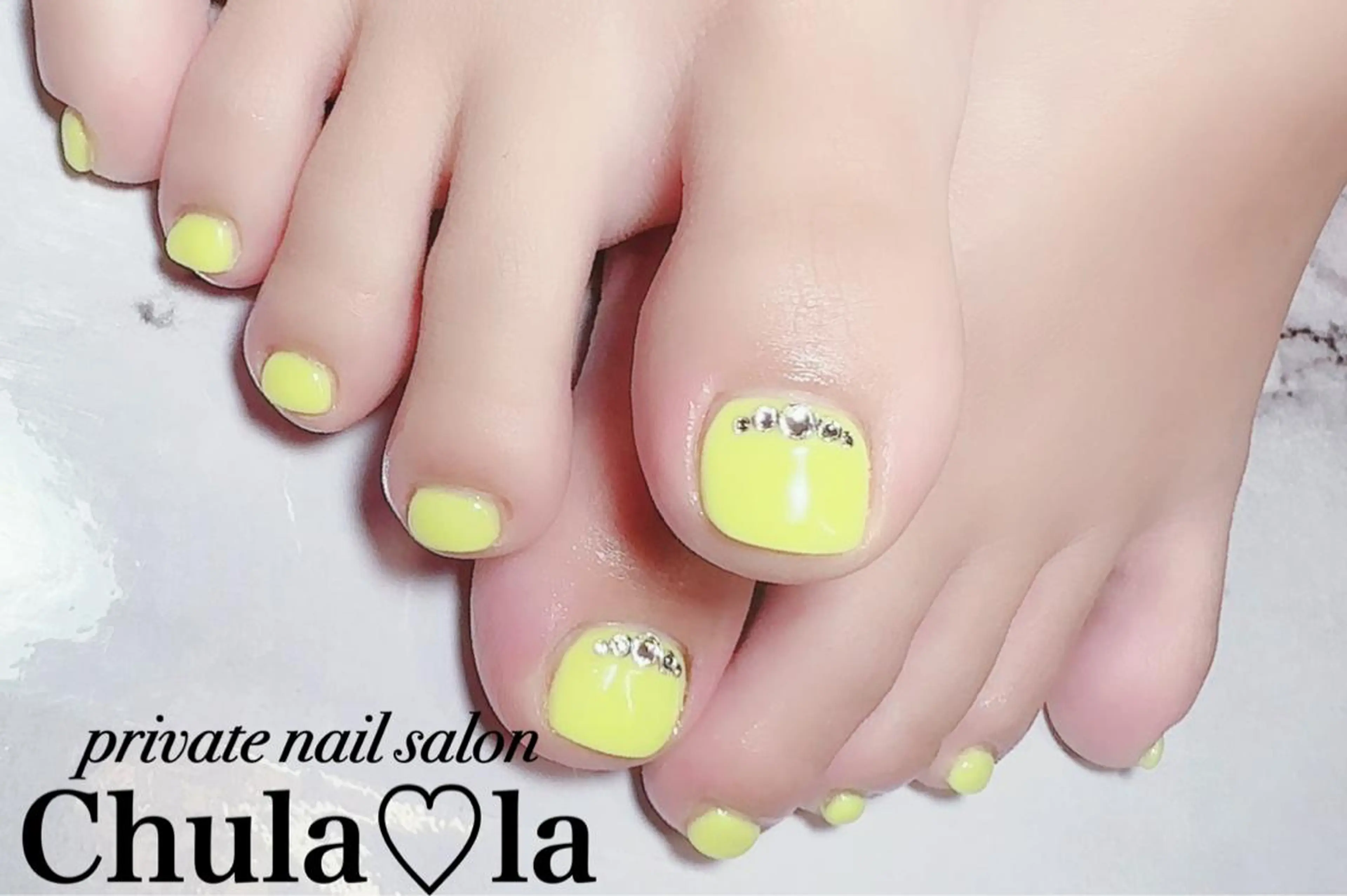 ネイル ストーンネイル フットネイル Chula♡la 豊見城市高安のネイルデザイン