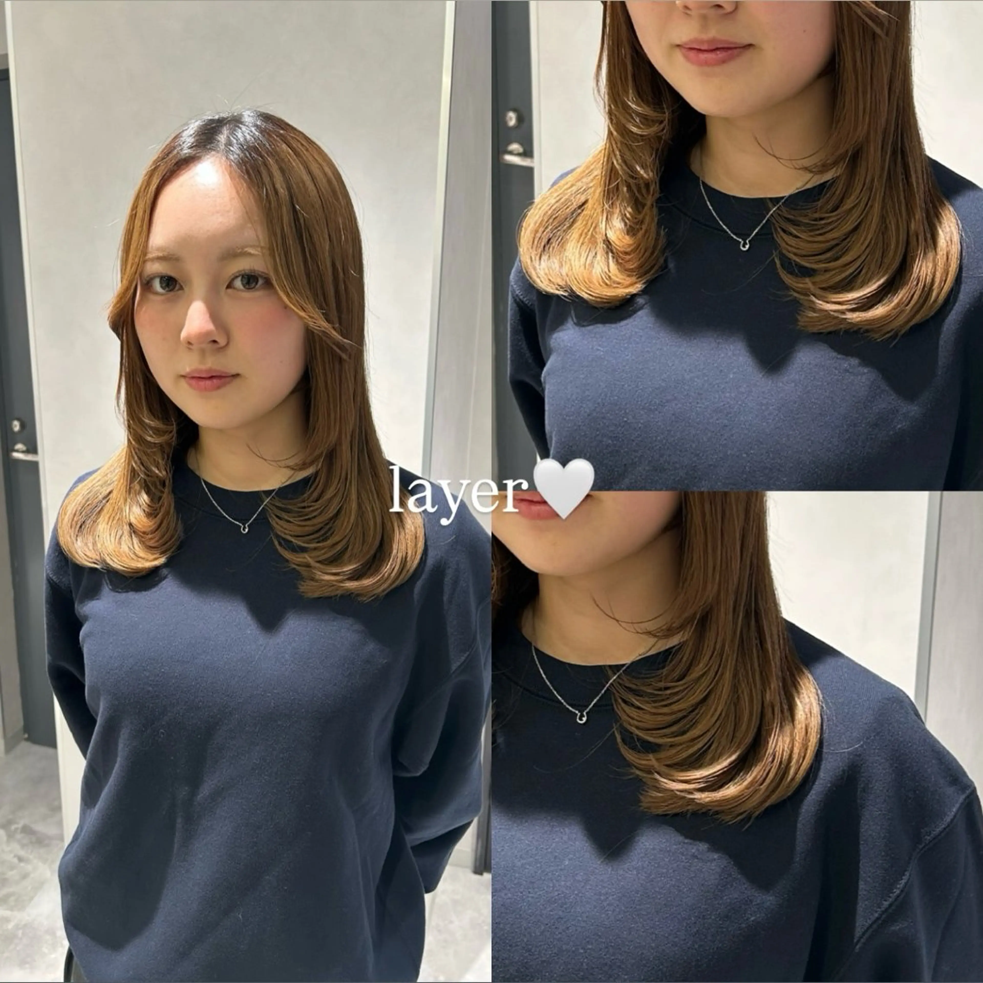 ロング レイヤーカット 寺川留以 /カットモデル募集中のヘアスタイル