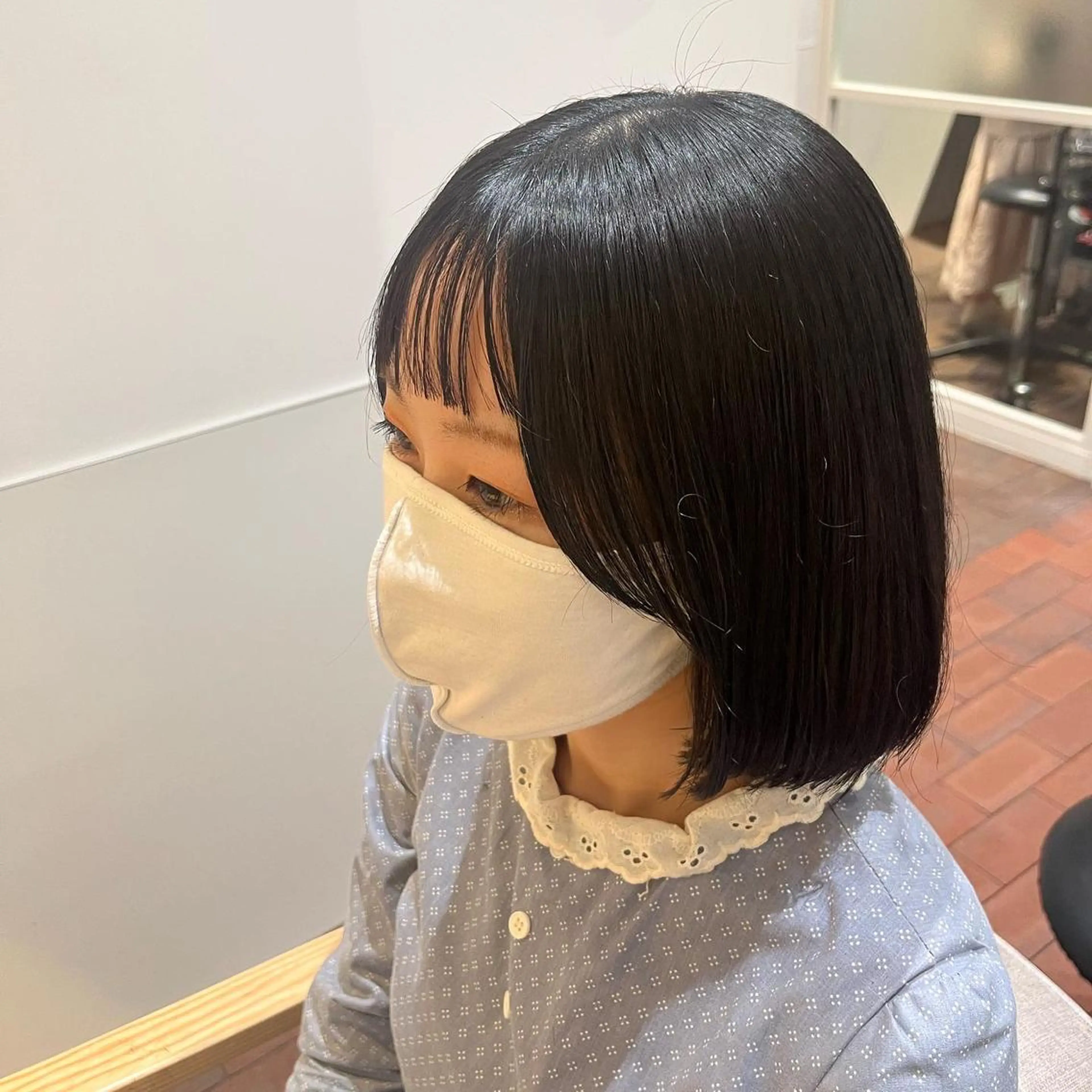 ミディアム マンツーマン 縮毛矯正/マユコのヘアスタイル