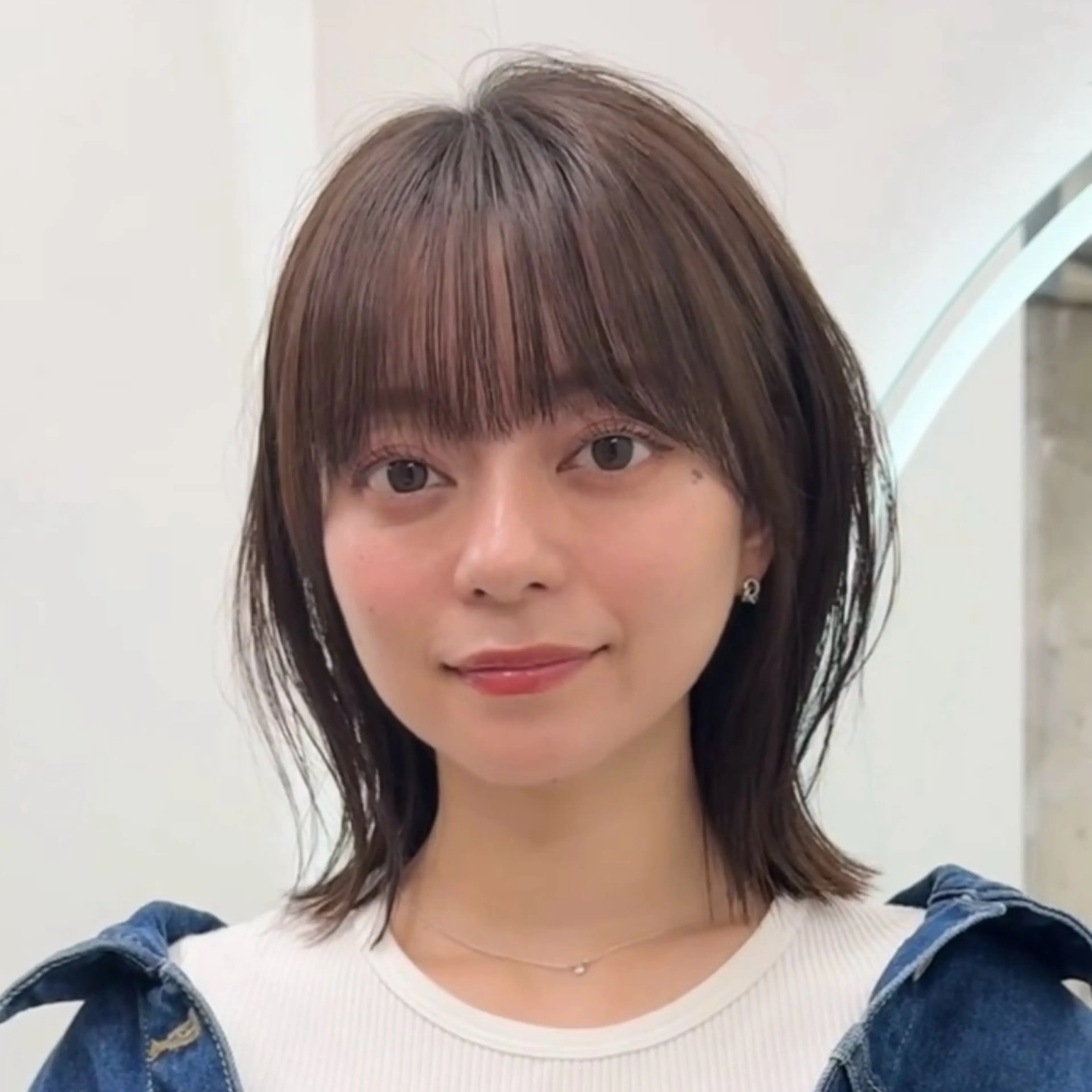 ショート カラー くびれヘア レイヤーカット 柔らかいレイヤー🌿 大人ヘア/みっきーのヘアスタイル