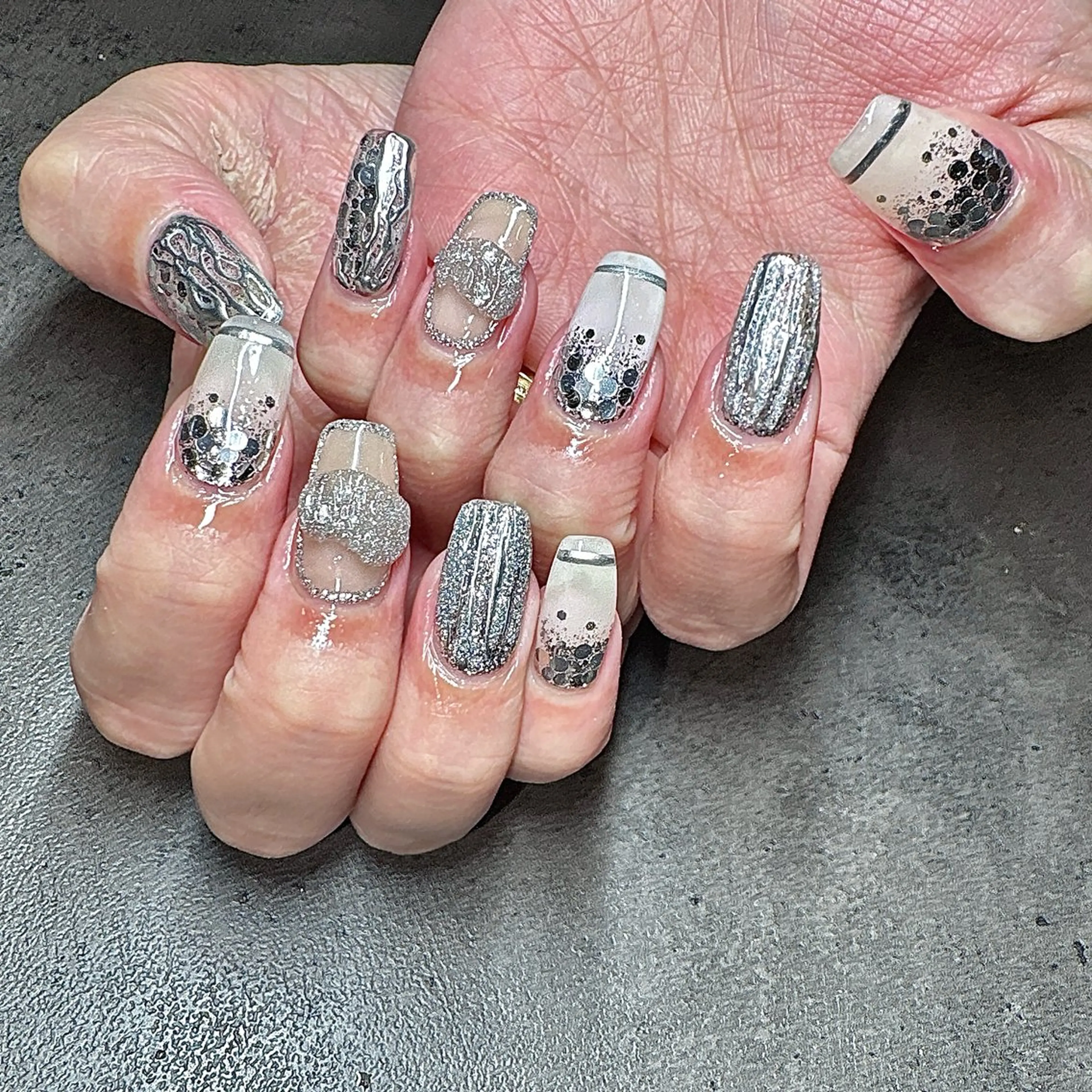 ネイル ジェルネイル しば まなみのネイルデザイン