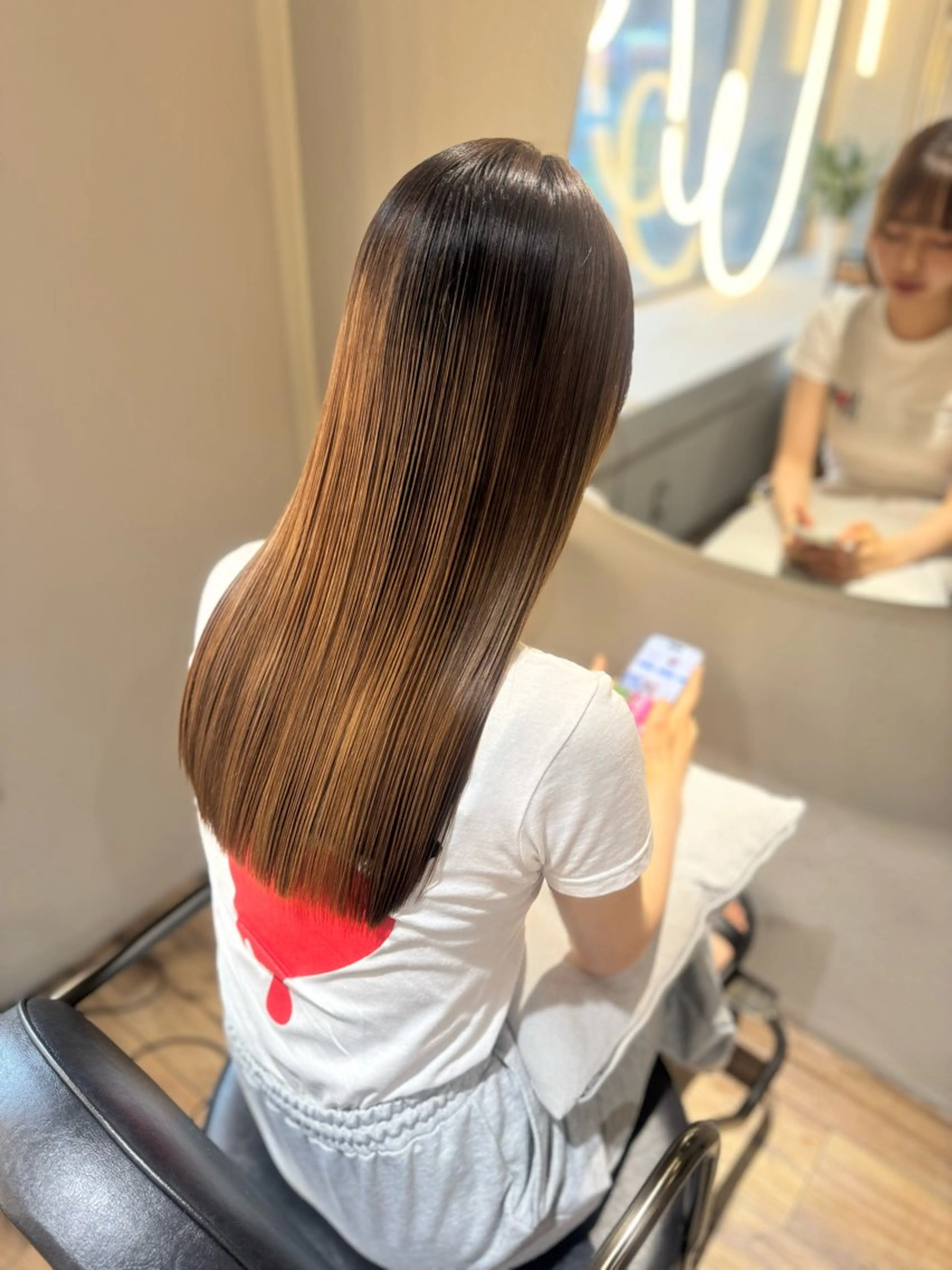 セミロング 【天満1艶髪】潤艶/ 髪質改善🌹釣本竜哉のヘアスタイル