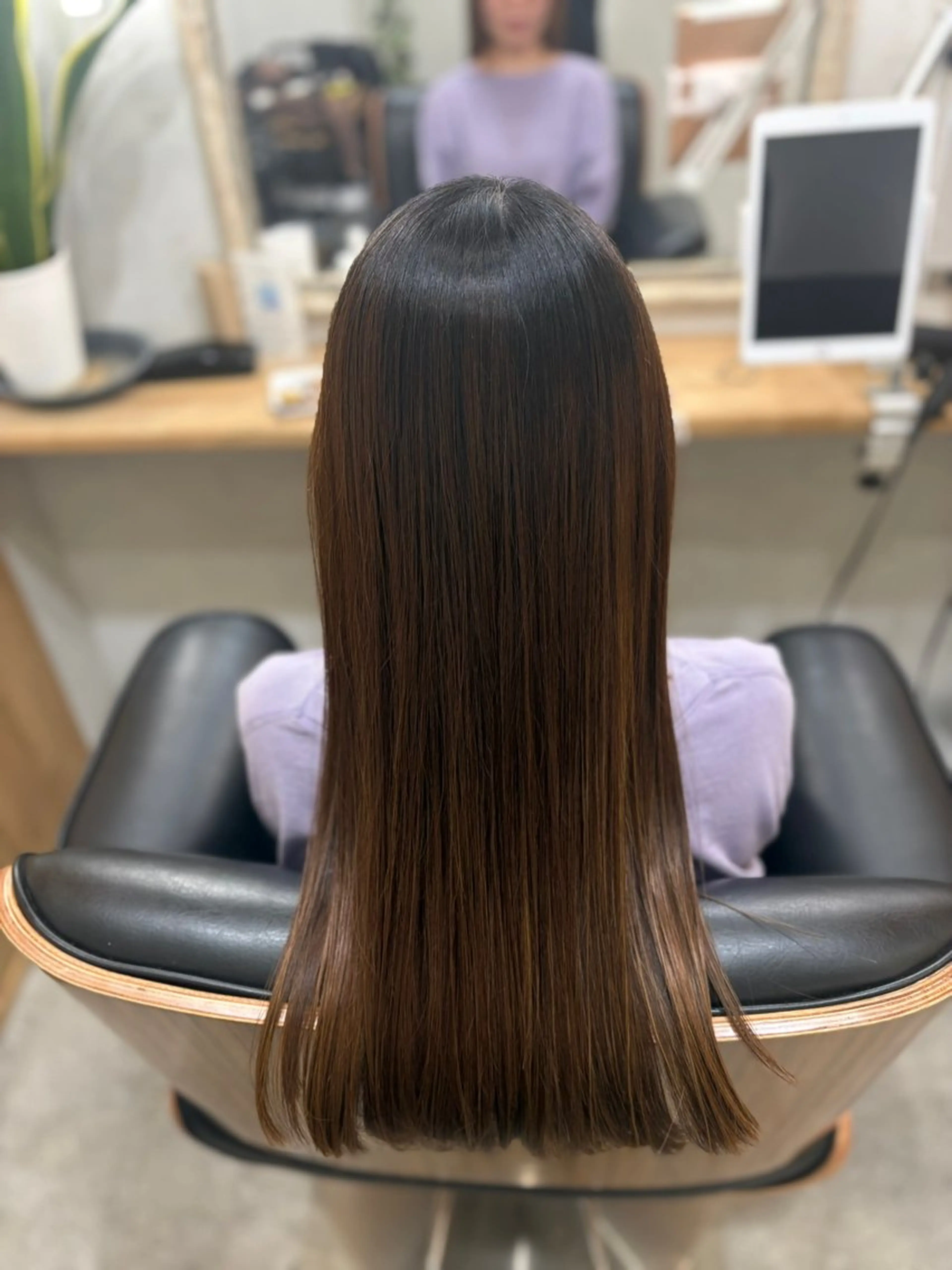 ロング カット トリートメント 白鳥 正孝のヘアスタイル