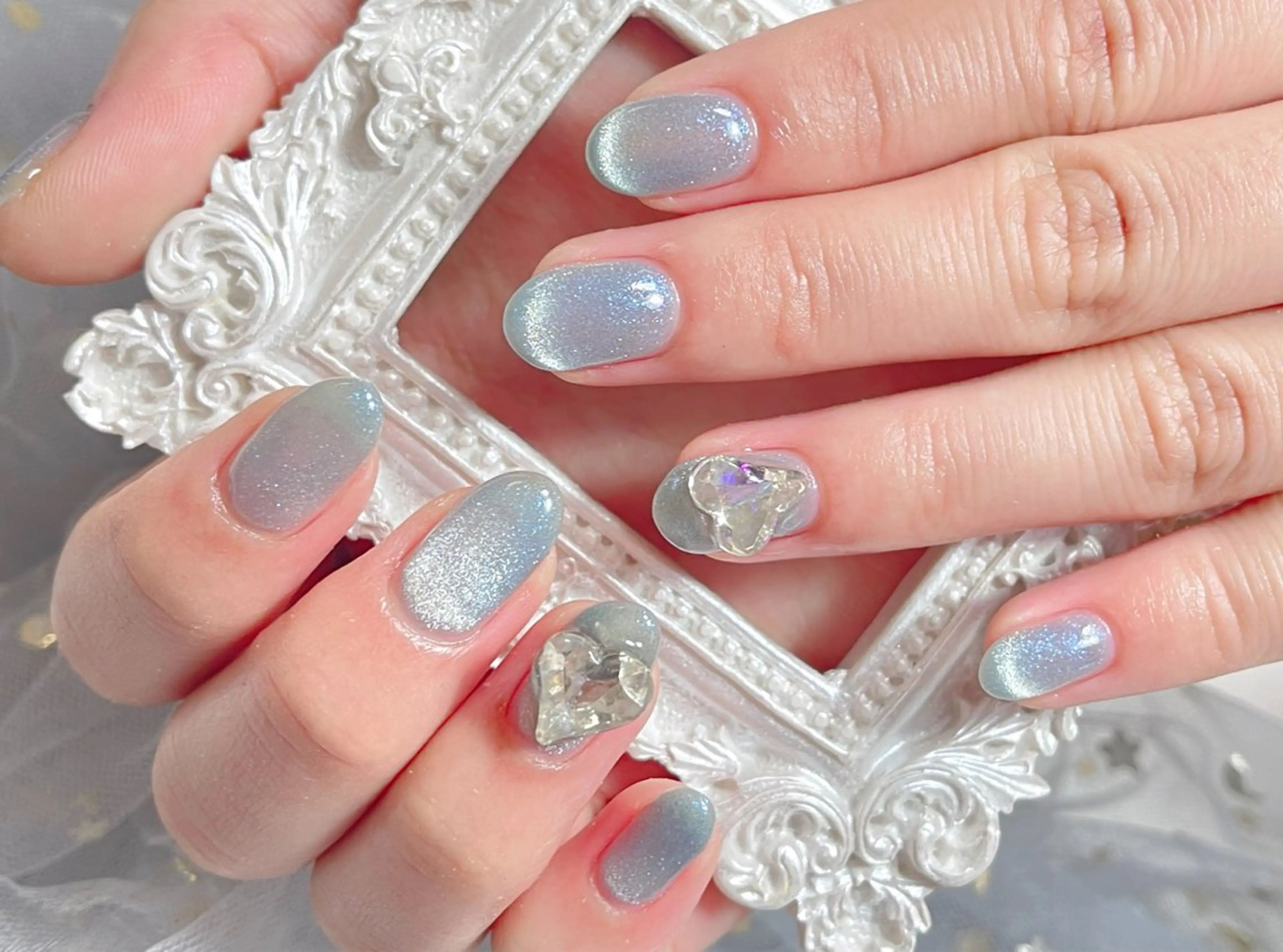 ネイル ハンドネイル 🎀ネイルサロン エクラYUI🎀のネイルデザイン