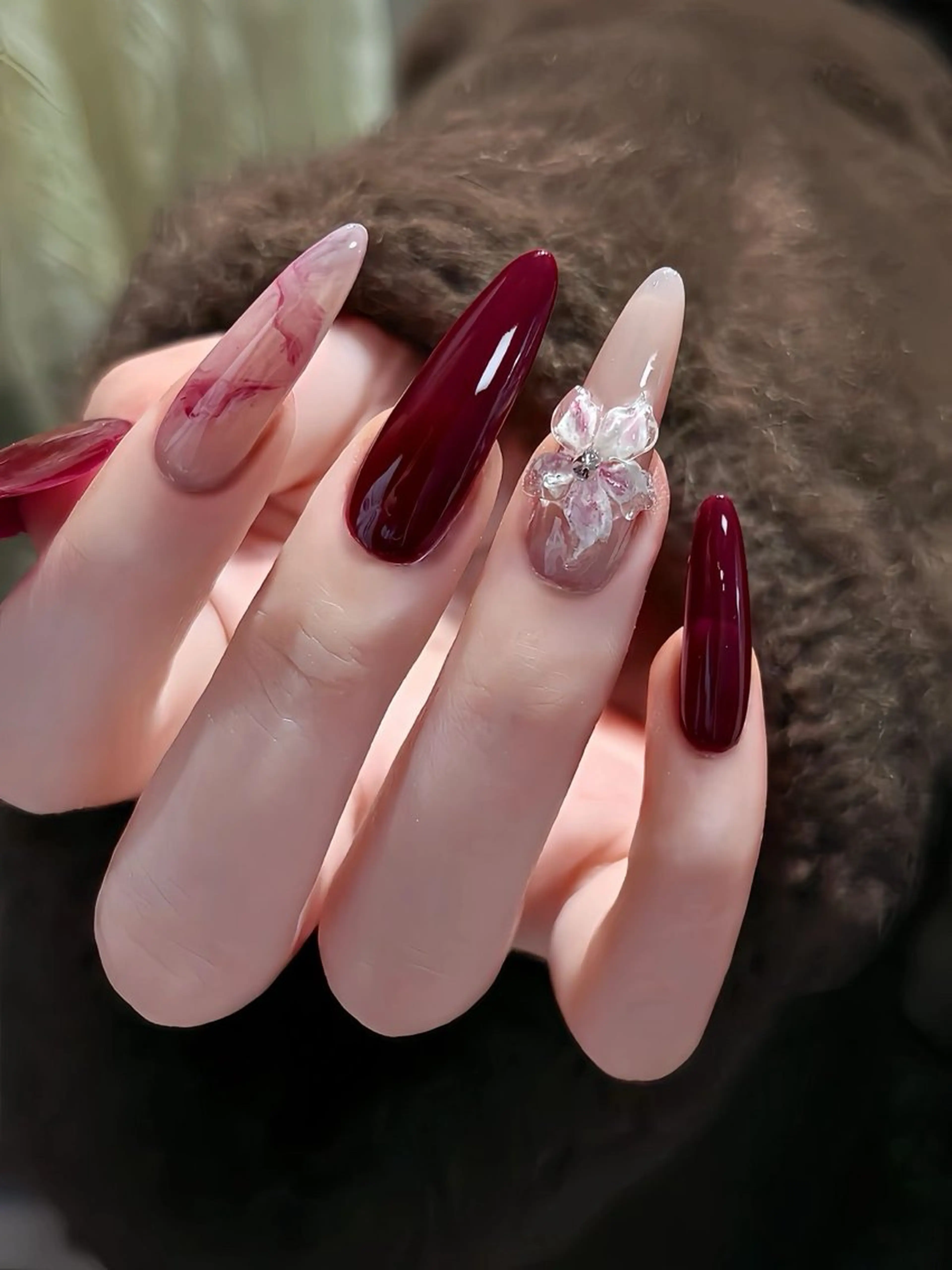 カラー グラデーションカラー ハンドネイル AIN Nailのネイルデザイン