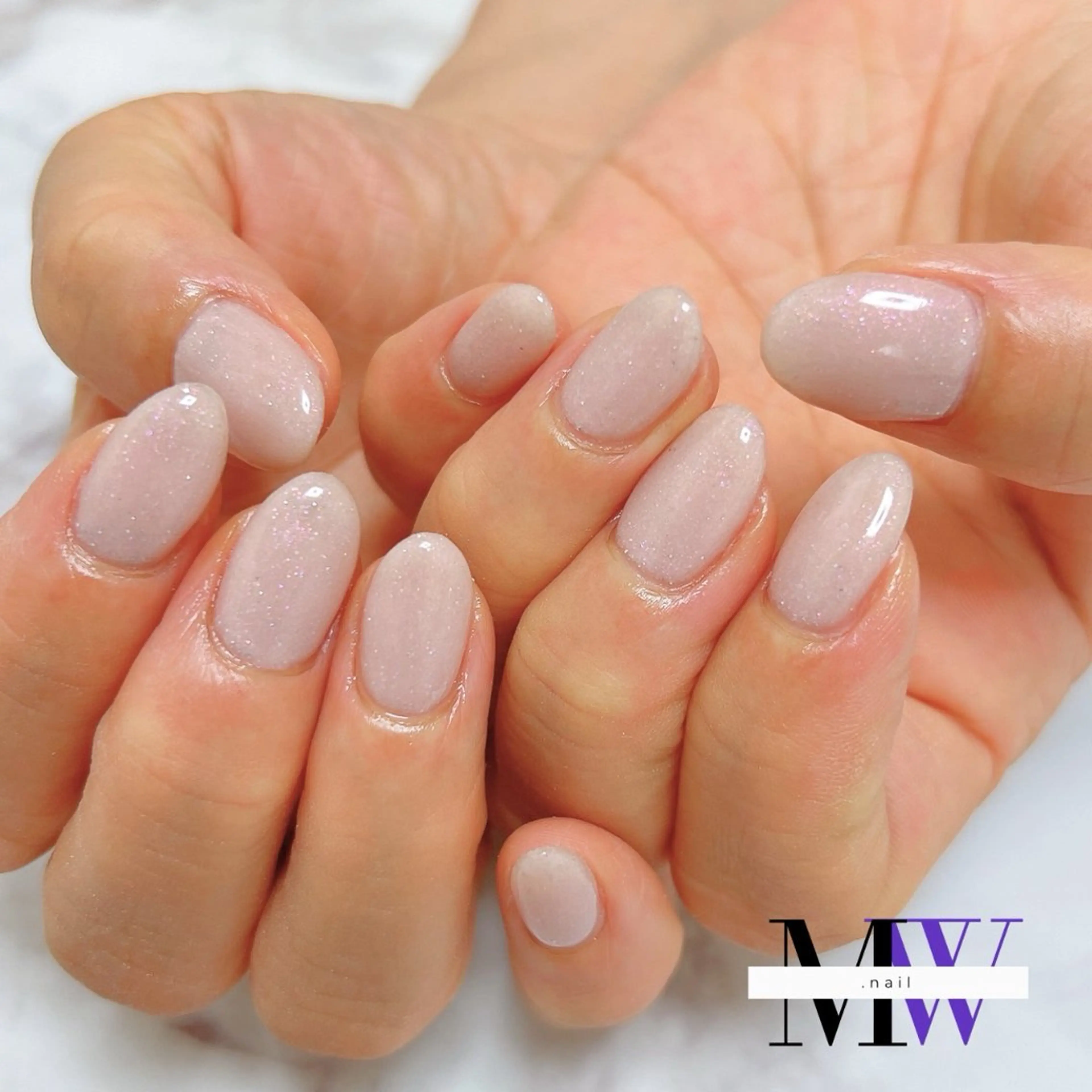 ネイル ワンカラーネイル ハンドネイル MW .nailのネイルデザイン