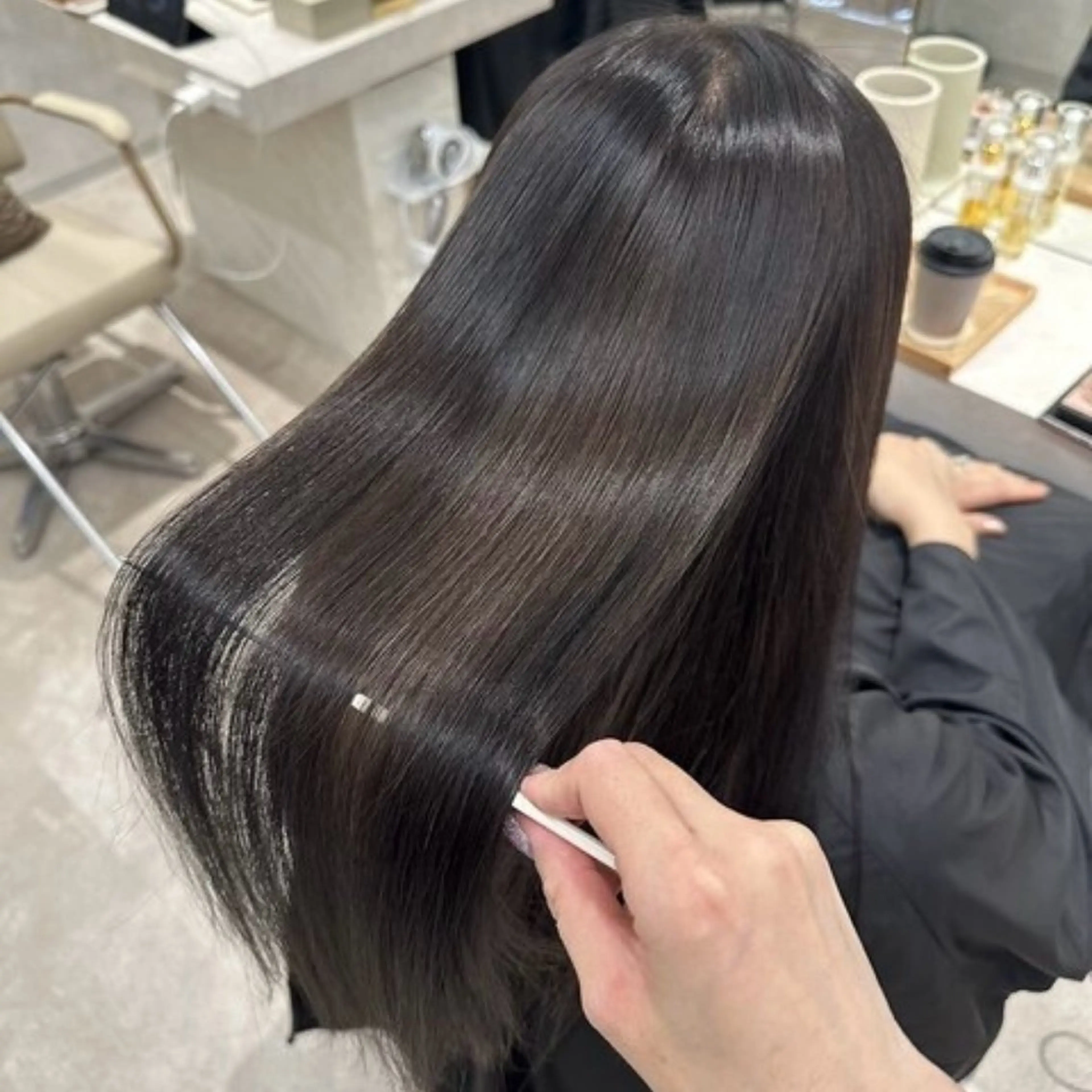 ヘアカラー さくら🍒ツヤ髪 /似合わせカラーのヘアスタイル