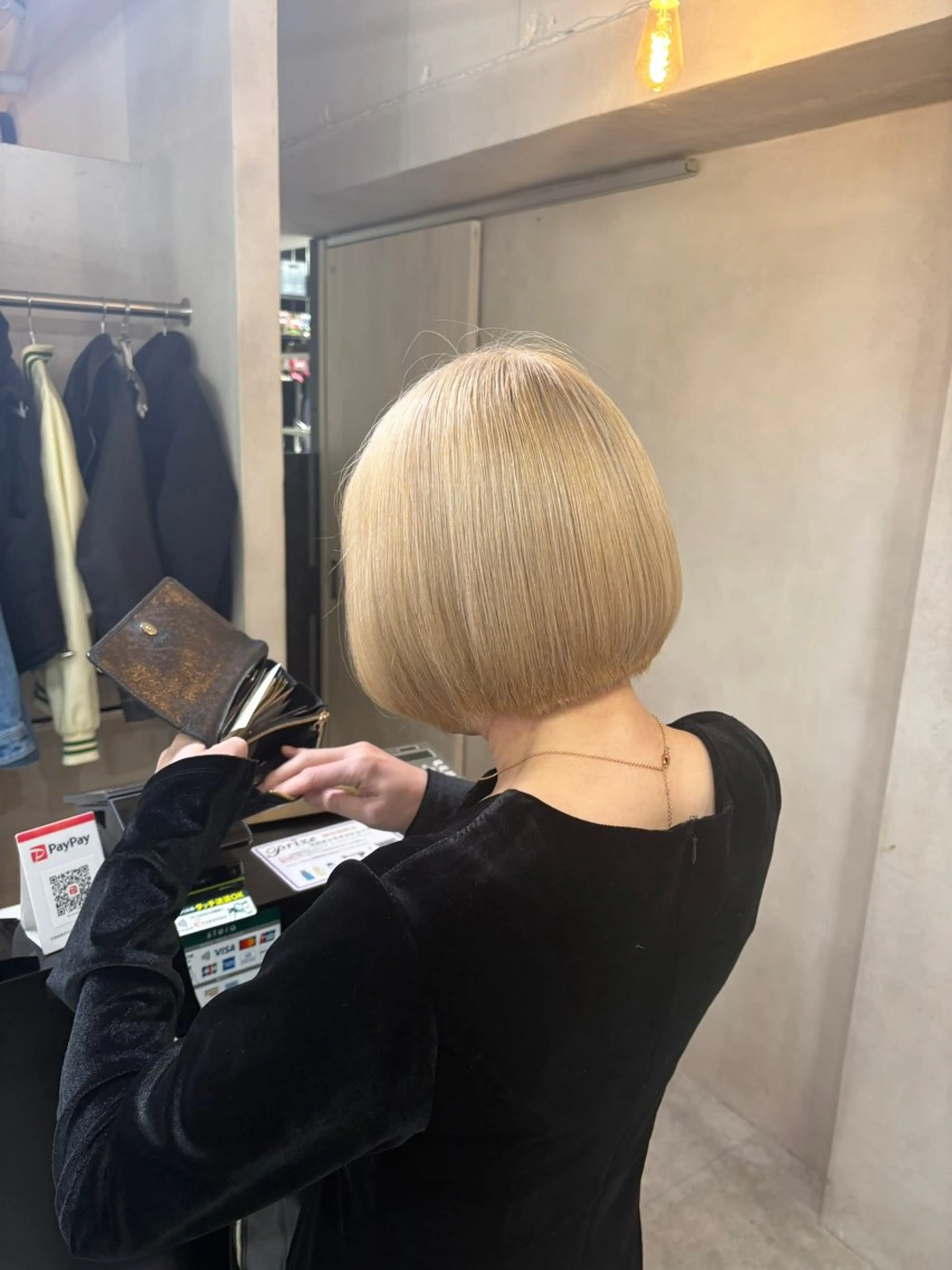 ✨minimo限定価格✨【ブリーチ込みミルクティーカラー】イマドキ透明感カラークーポン🌟の写真