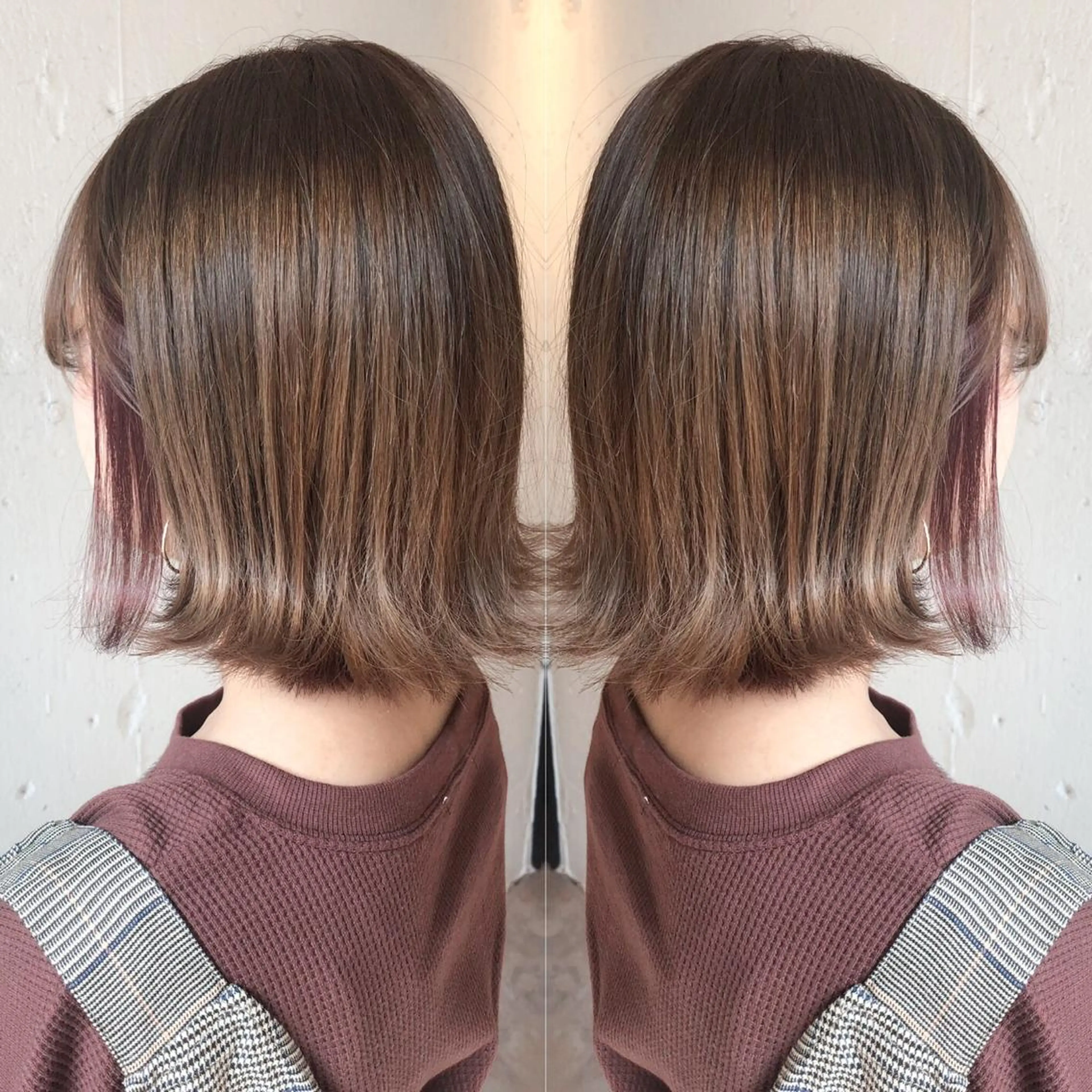ミディアム あらき ちさとのヘアスタイル