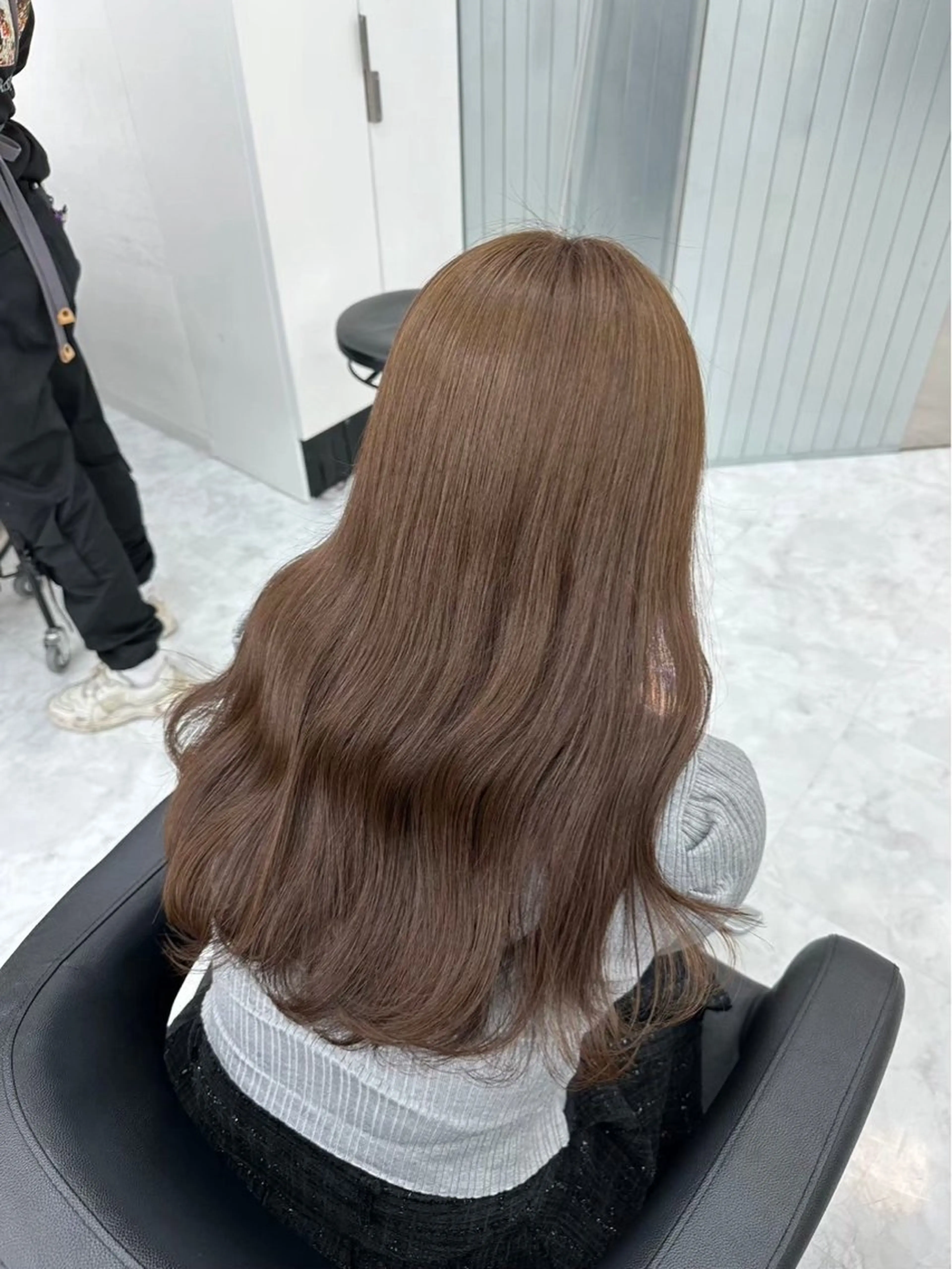 ロング カラー ヘアカラー ヘッドスパ ヘアセット 🫧韓国風透明感 ヘア🫧towaのヘアスタイル
