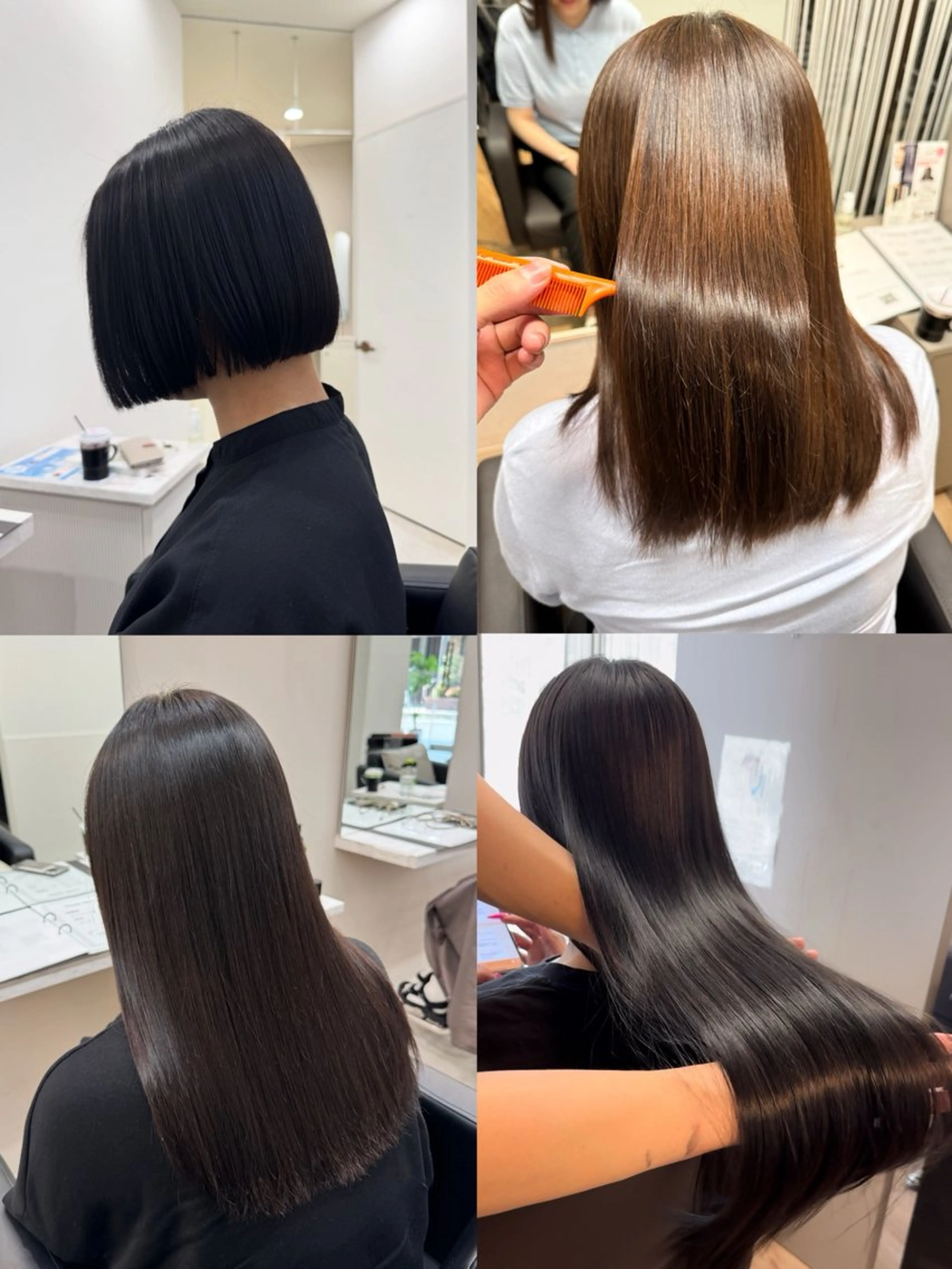 ロング 髪質改善 カット 縮毛矯正 箕面/ボブ/ 髪質改善/加藤優眞のヘアスタイル