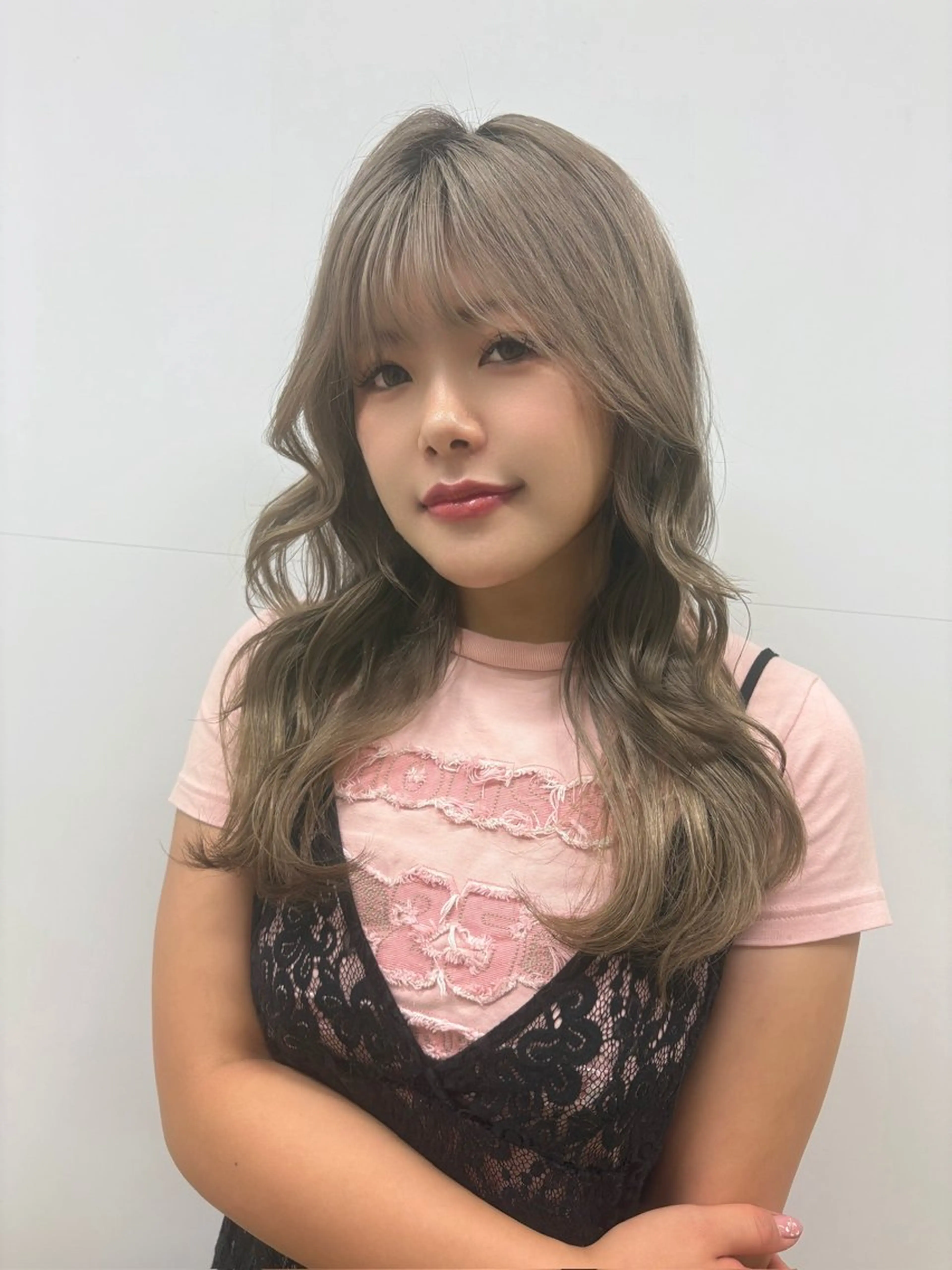 ロング カラー カット 韓国/ブリーチ/艶感 🇰🇷RYUKIのヘアスタイル