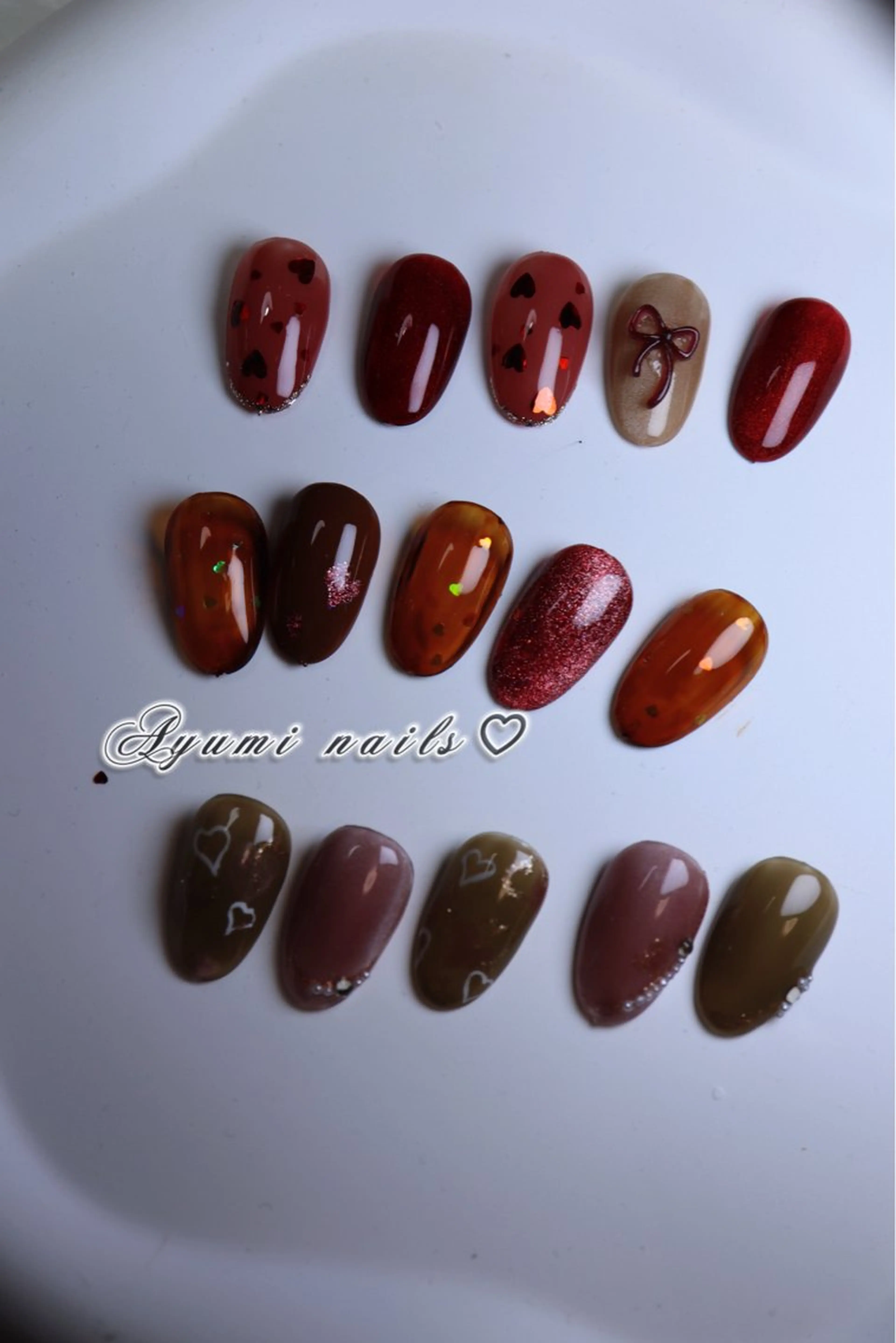 ネイル バレンタイン Ayumi nails川崎店のネイルデザイン