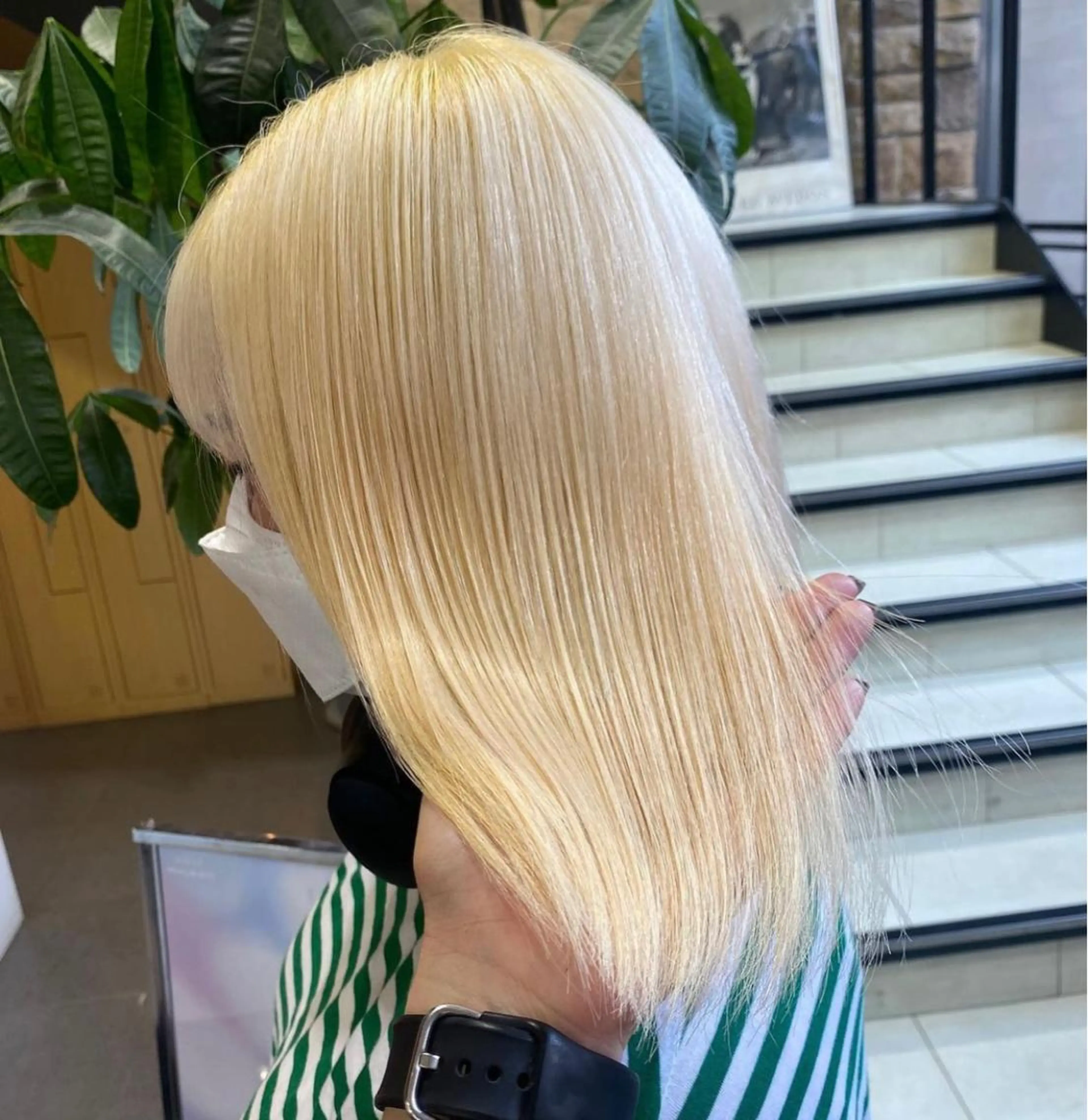 ミディアム 艶髪カラー🫧 髪質改善🪽萩原のヘアスタイル