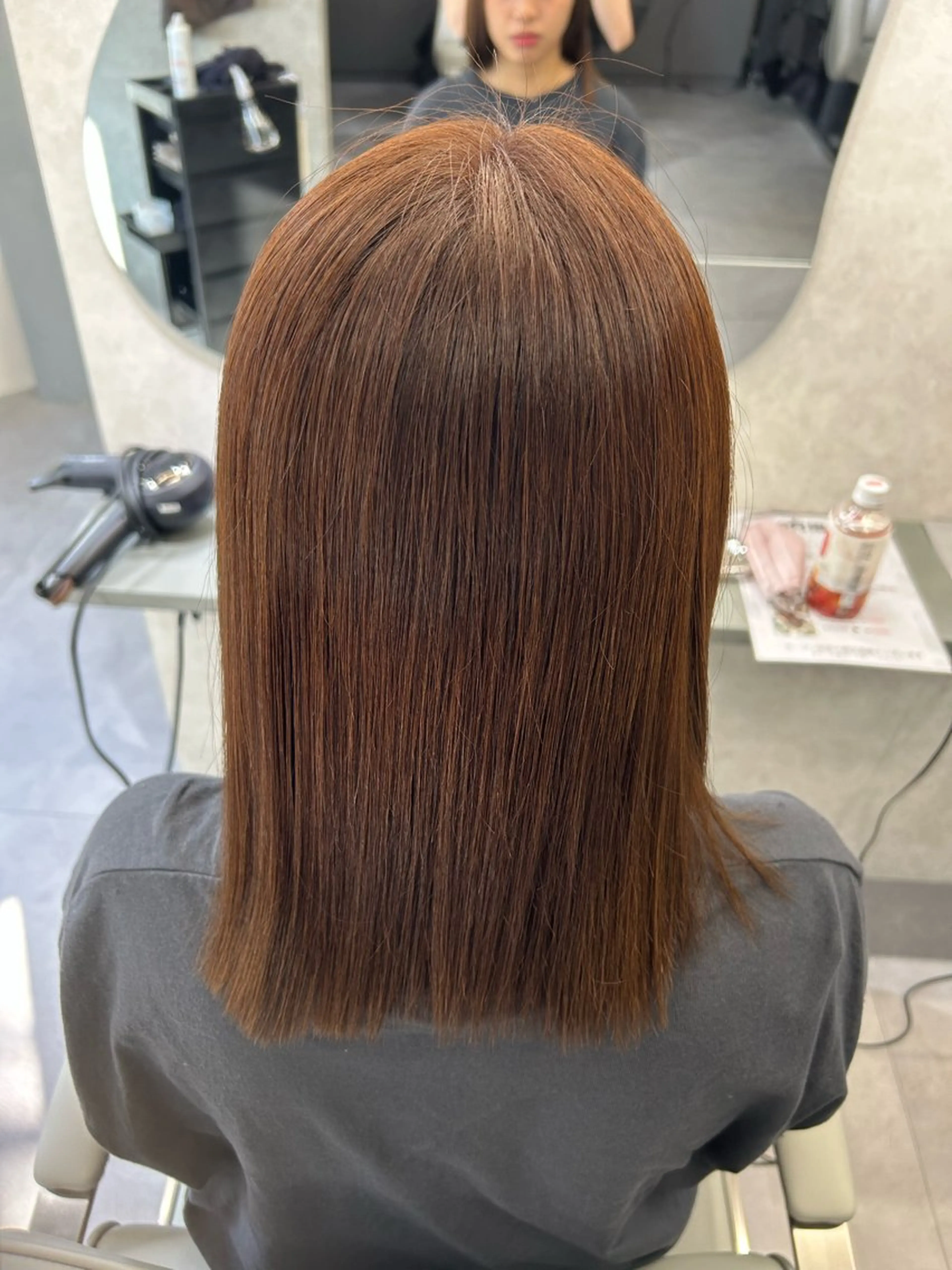 ミディアム 福田 成美のヘアスタイル