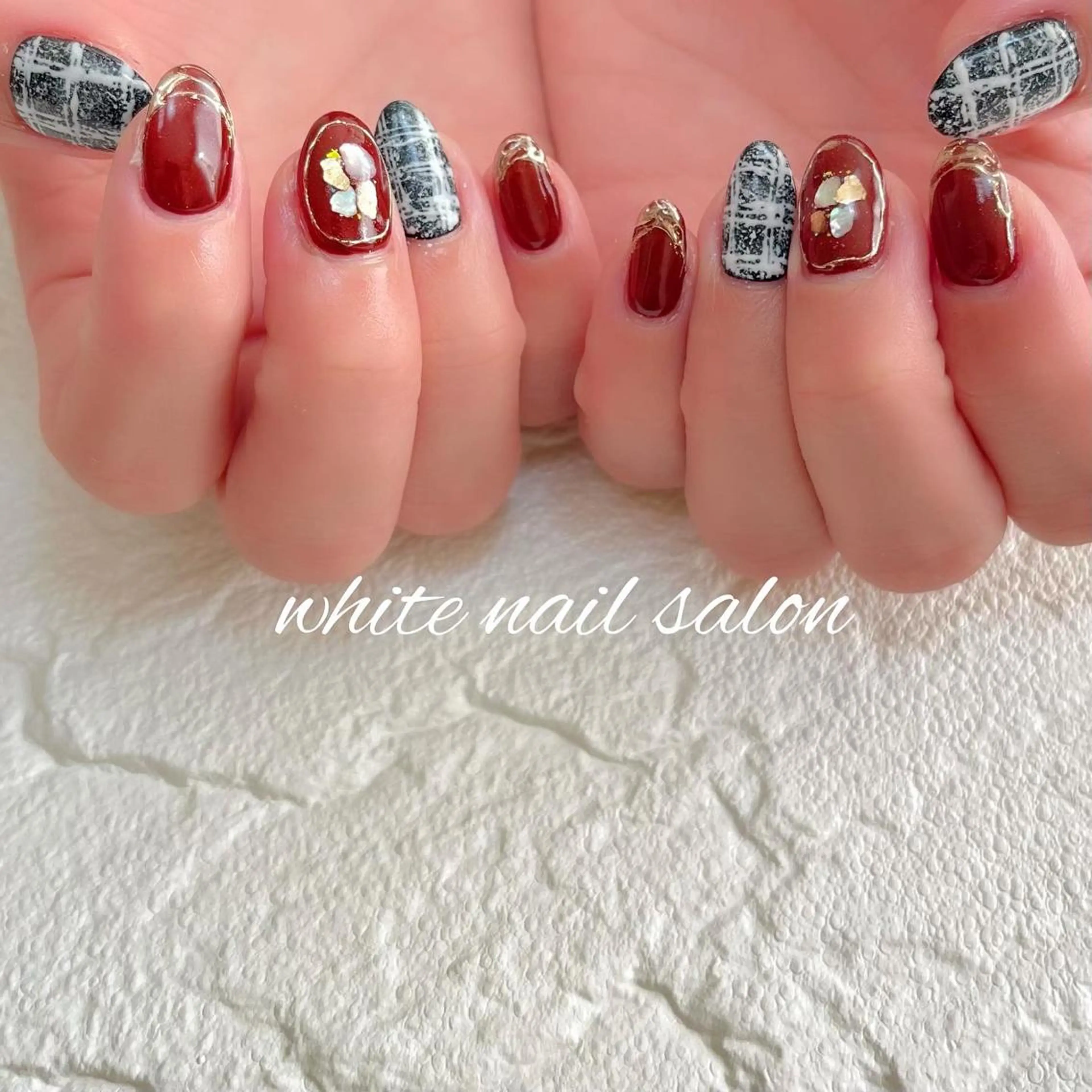 ネイル フットネイル ジェルネイル ハードジェル ラメ(グリッター) 持ち込み ハンドネイル white nail salonのネイルデザイン