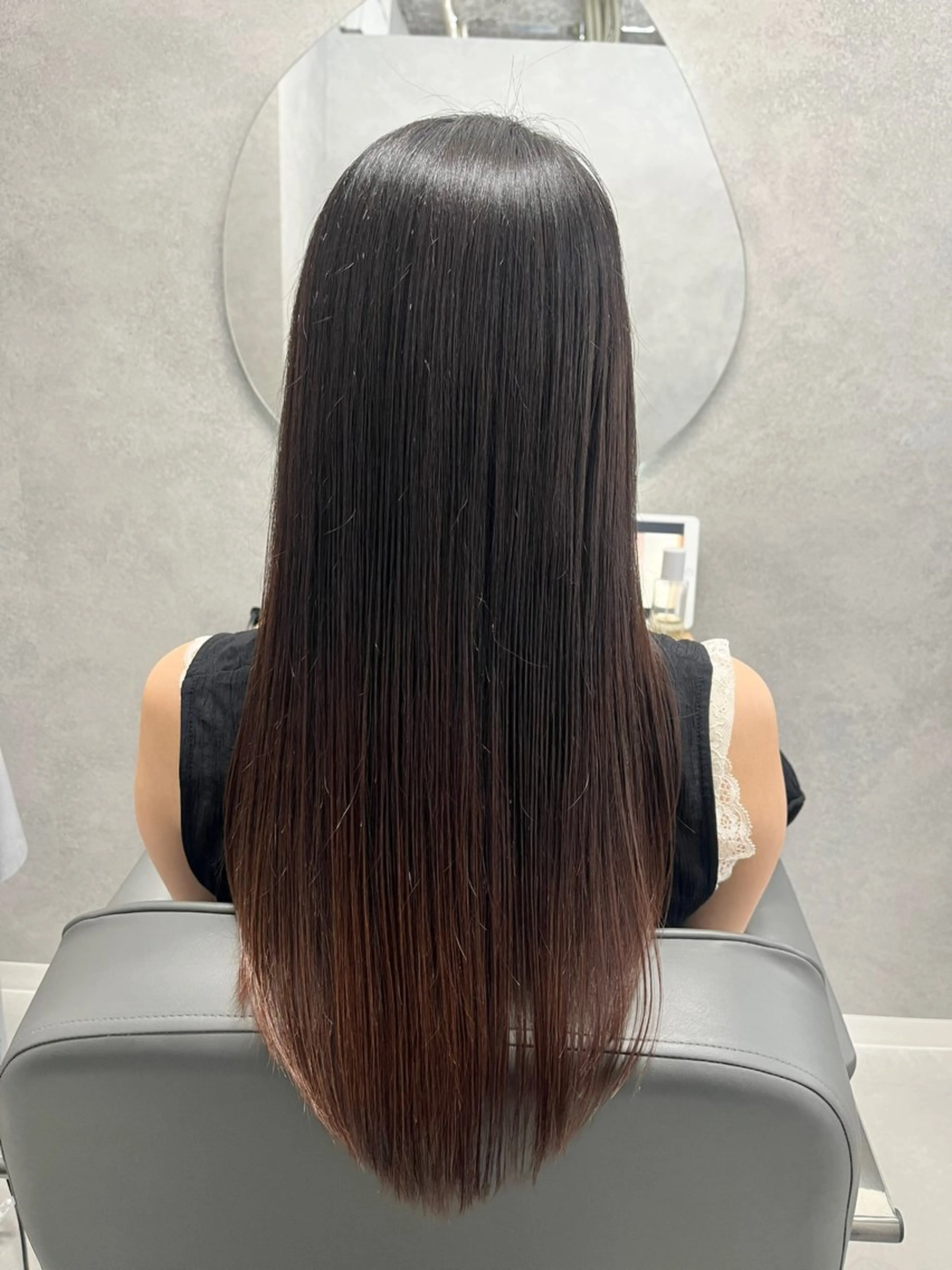 ロング カラー sayaka 透明感カラーのヘアスタイル