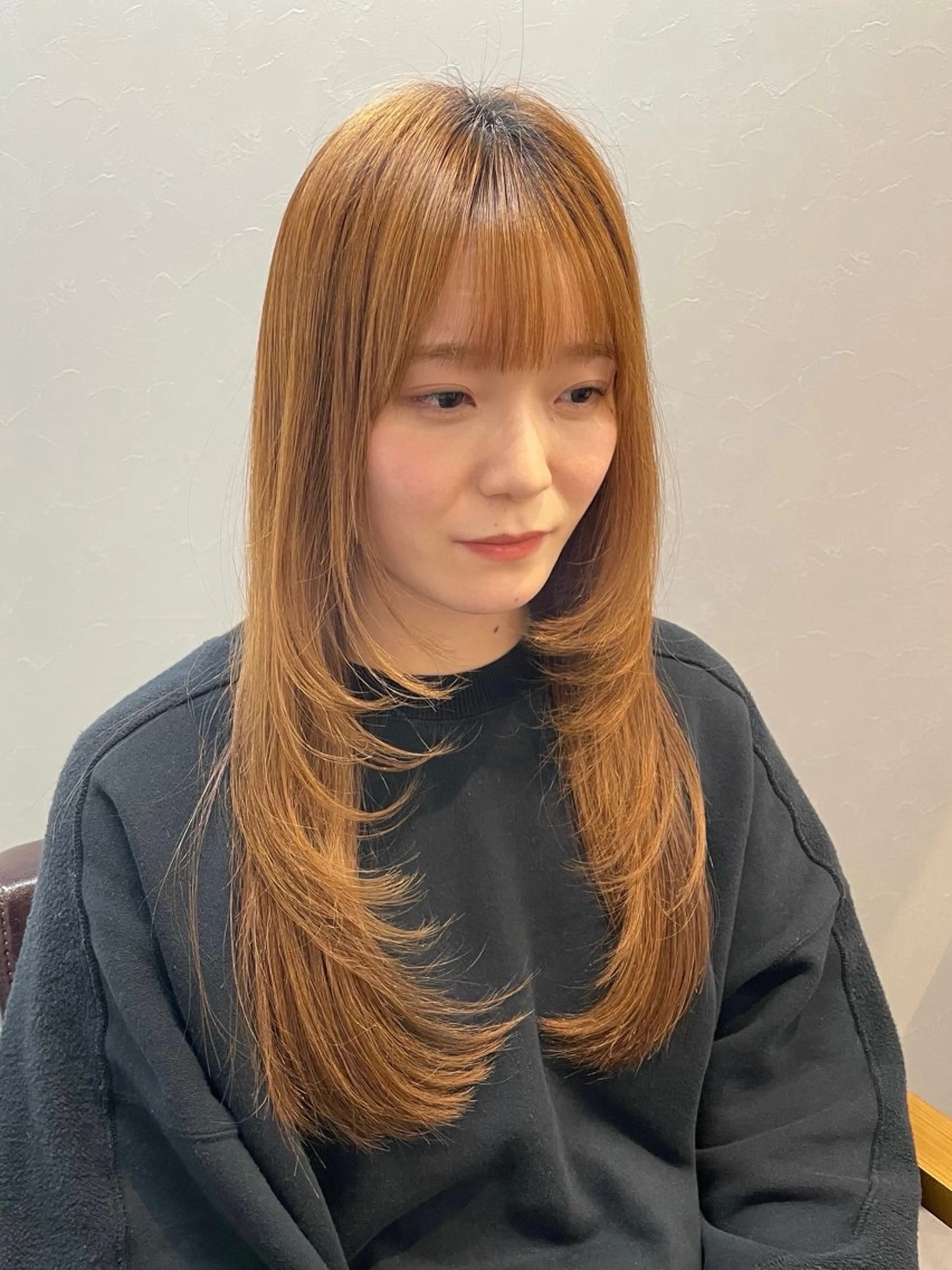 ロング ヘアカラー 髪質改善カラー🫧 横浜/liberteのヘアスタイル
