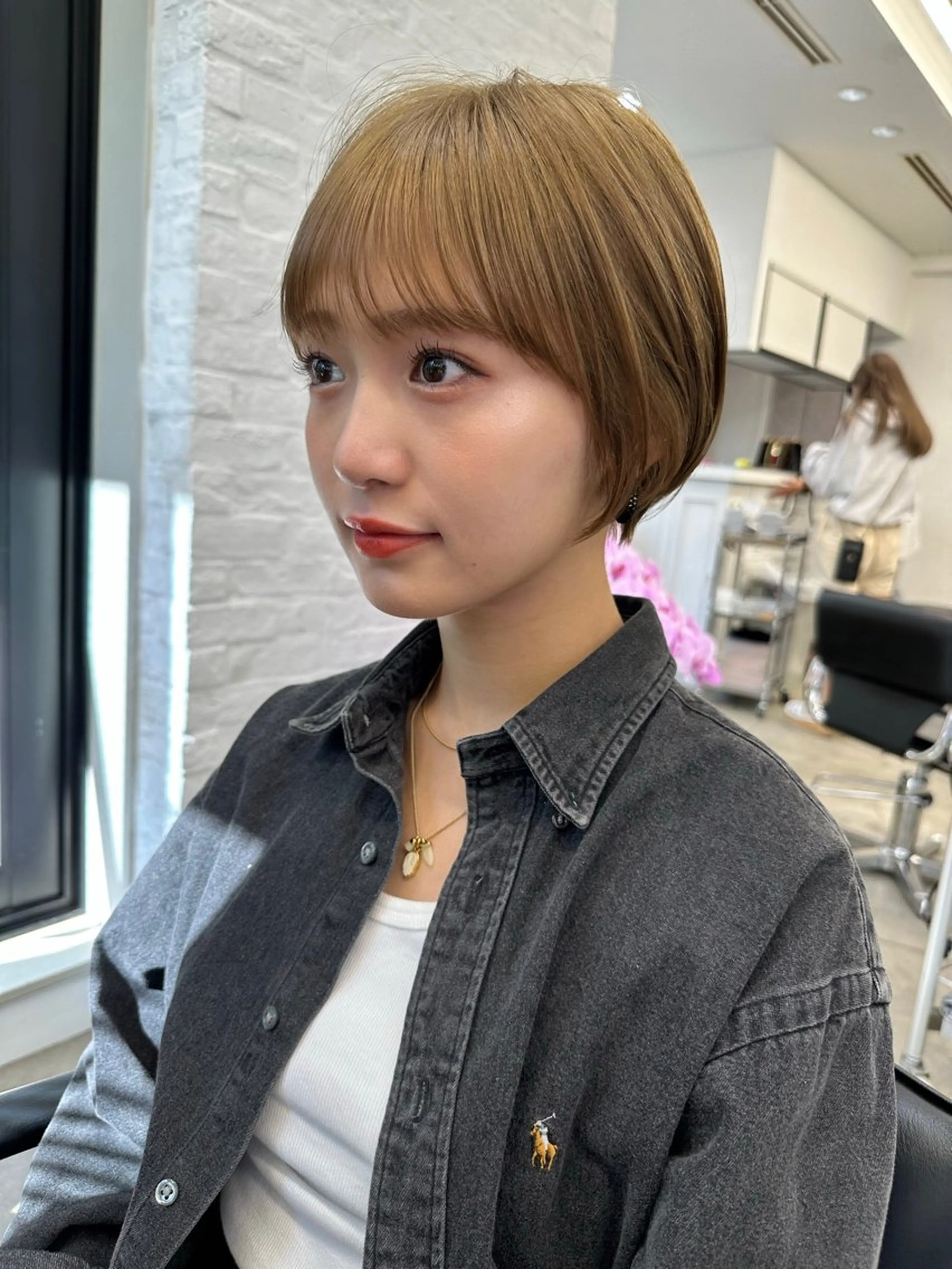 ショート 前髪顔まわりカット 🌈中村海聖のヘアスタイル