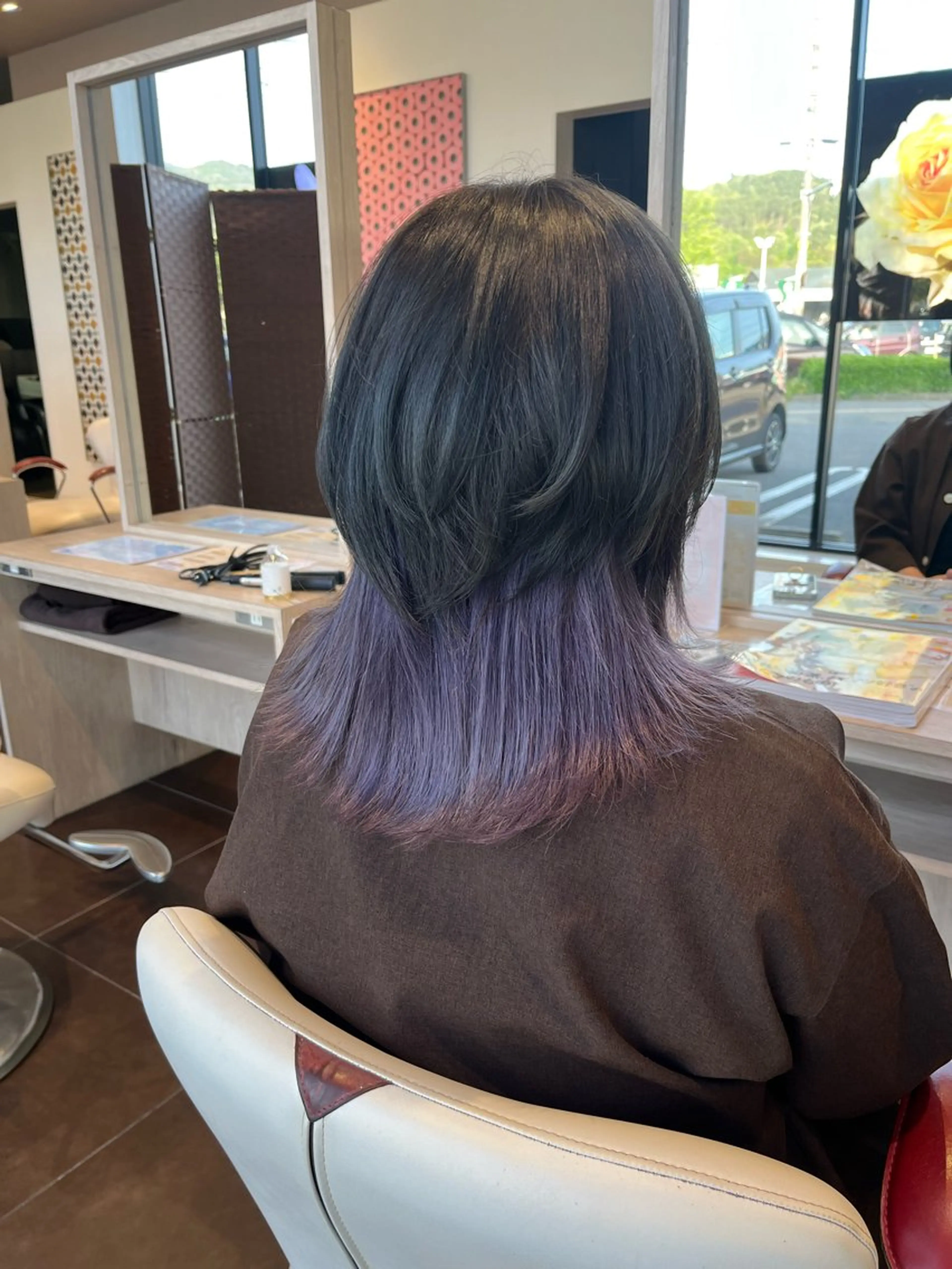 カラー アッシュ ラベンダーカラー 🌷艶髪カラー  / メイ🪄︎︎✨のヘアスタイル