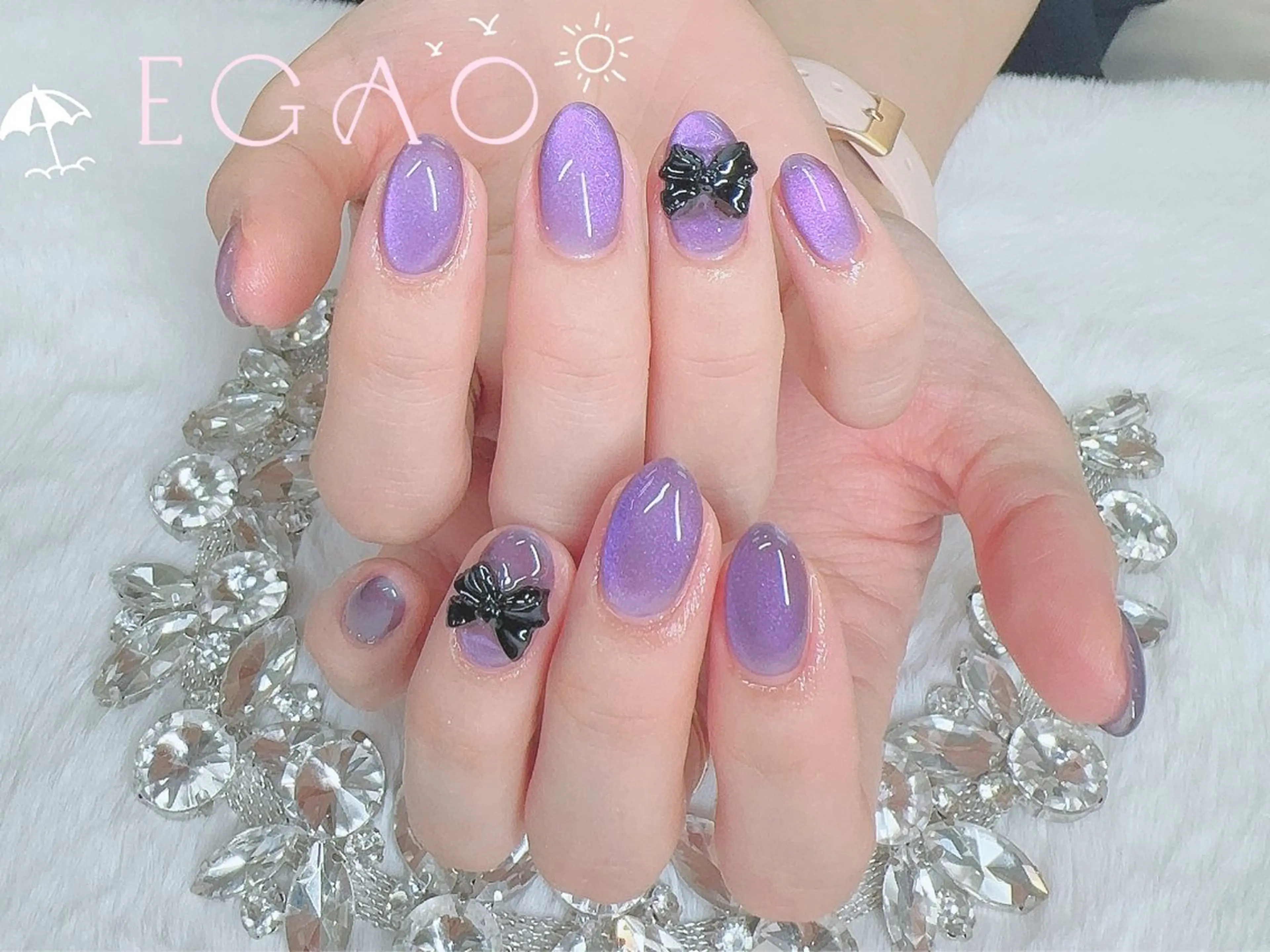 ネイル アートネイル フットネイル フレンチネイル ジェルネイル グラデーション ハンドネイル Egao Nail錦糸町店のネイルデザイン