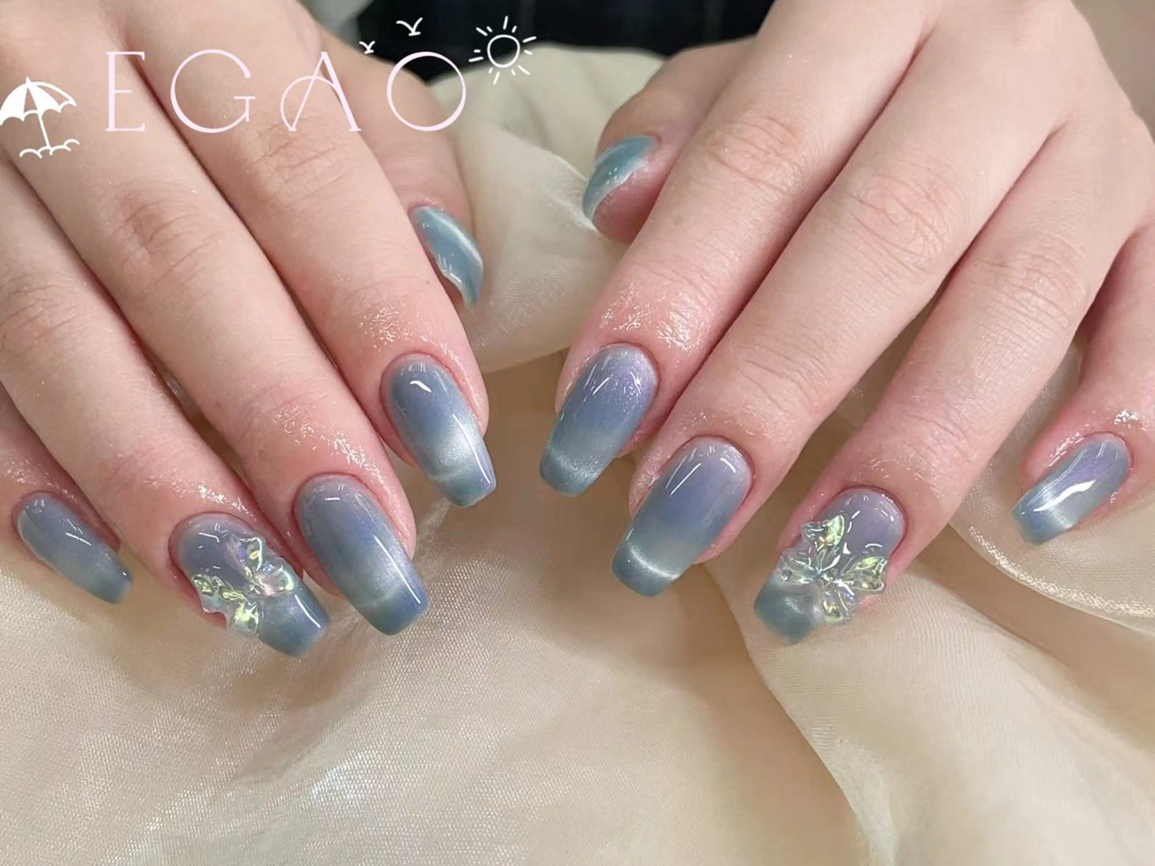 ネイル ジェルネイル パラジェル ハンドネイル Egao Nail錦糸町店のネイルデザイン