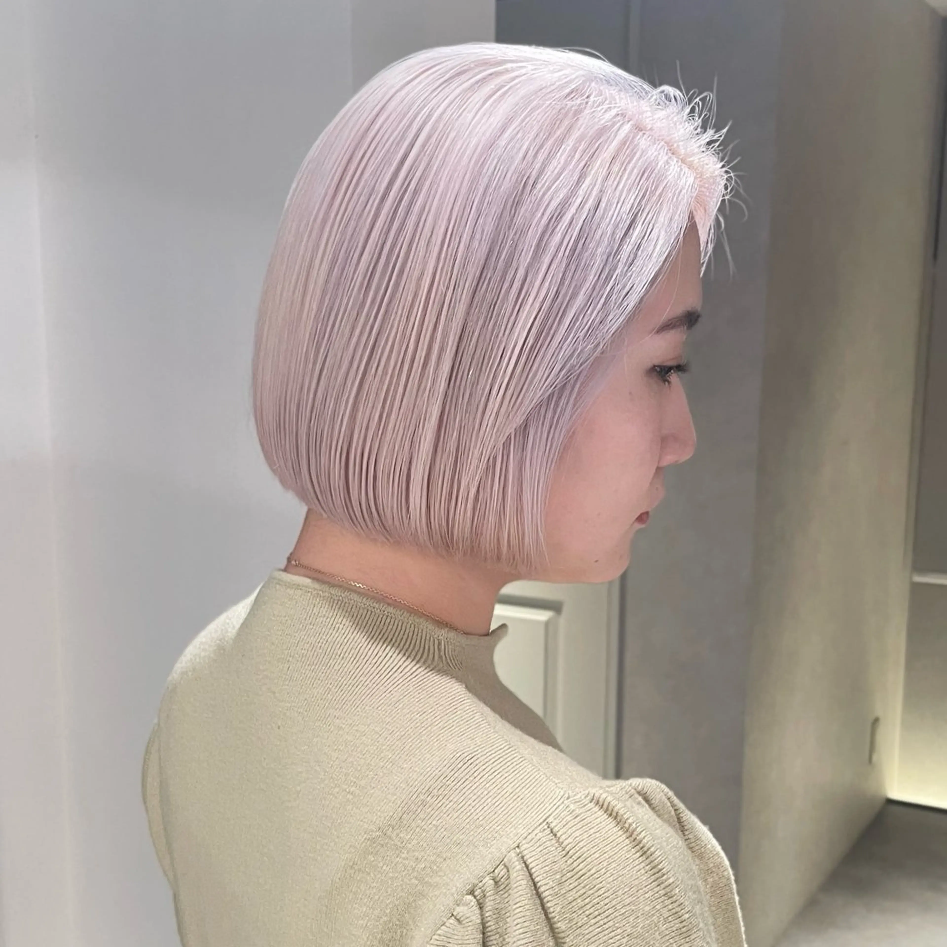 ショート カラー カット ヘアカラー トリートメント ヘッドスパ ヘアセット GO TODAY シェアサロン 原宿Verno店所属・髪質改善/ブリーチ/ ボブ特化/よしきのヘアスタイル
