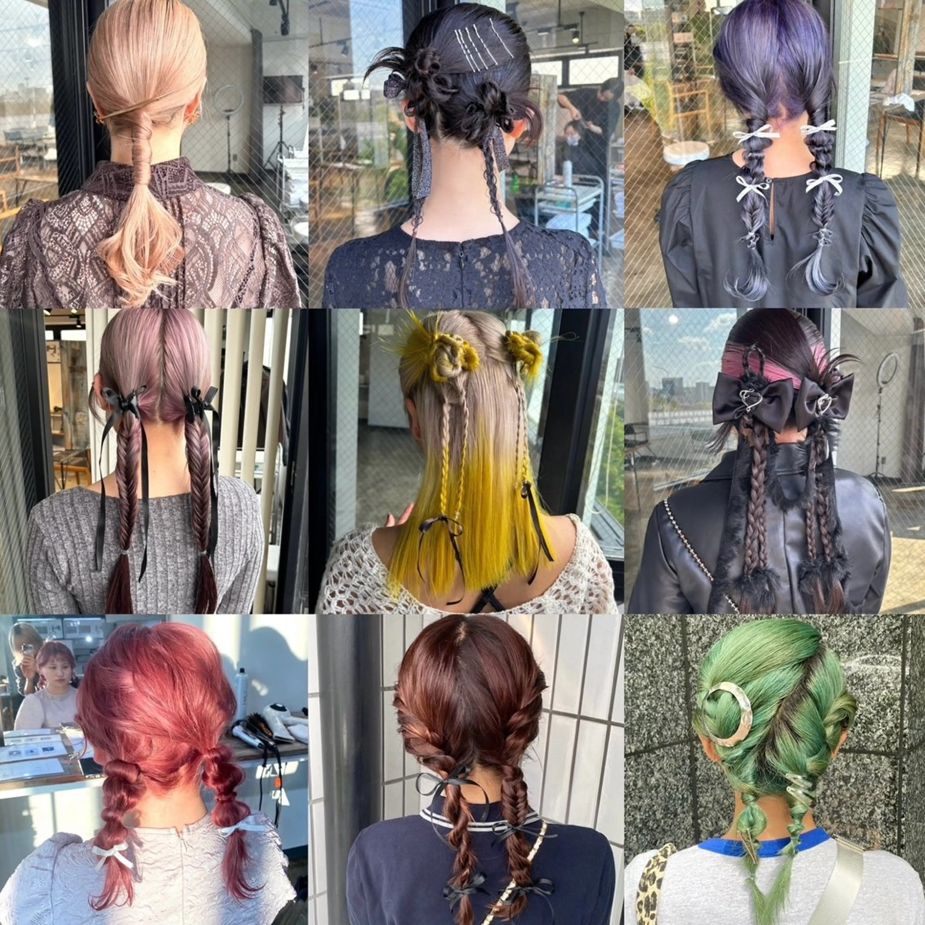 セミロング ヘアアレンジ 💫miyu💫デザ インカラー/アレンジのヘアスタイル