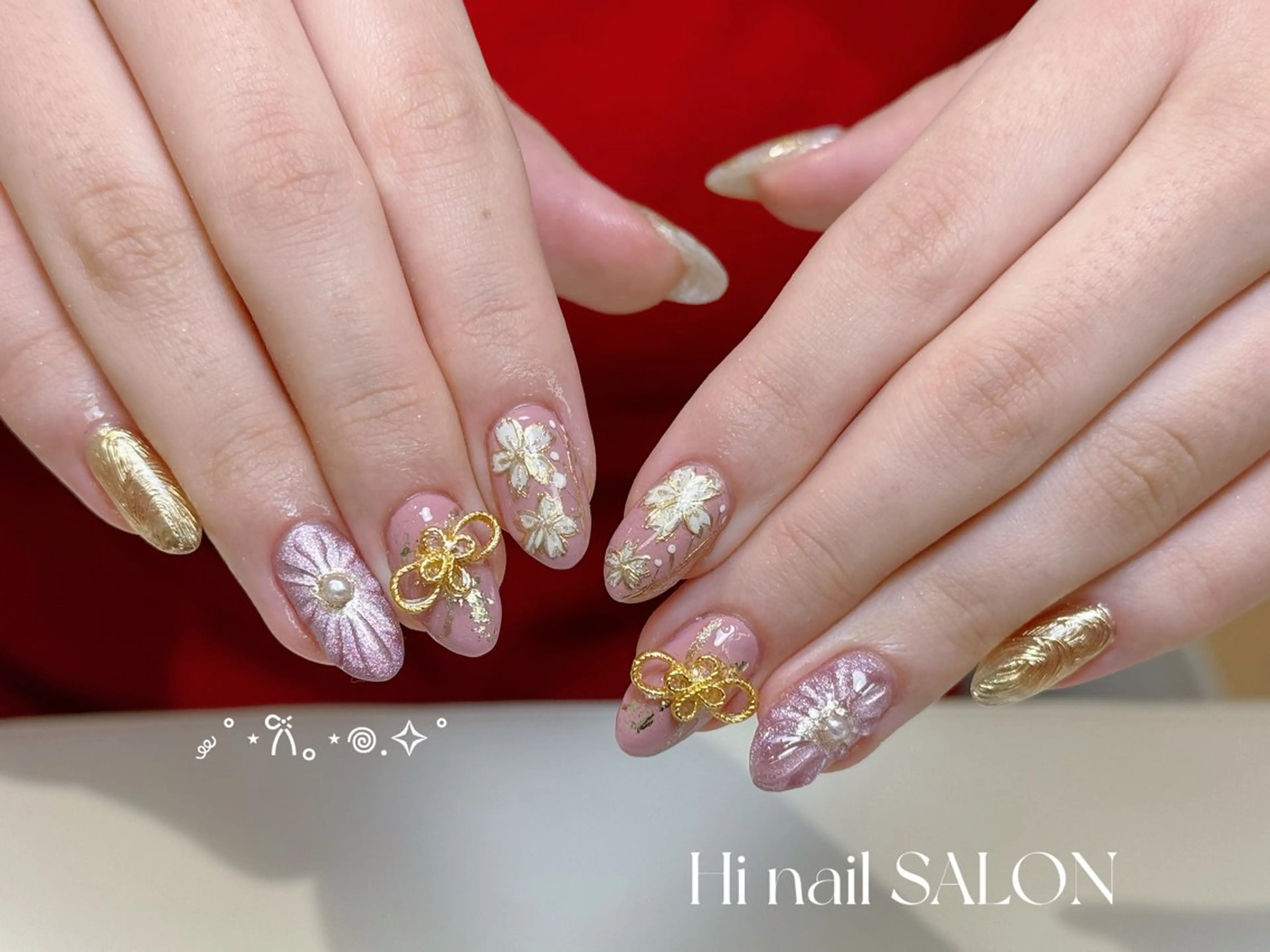 ネイル チークネイル フラッシュネイル フレンチネイル マグネットネイル 持ち込み Hi nail 【ハイネイル】池袋のネイルデザイン