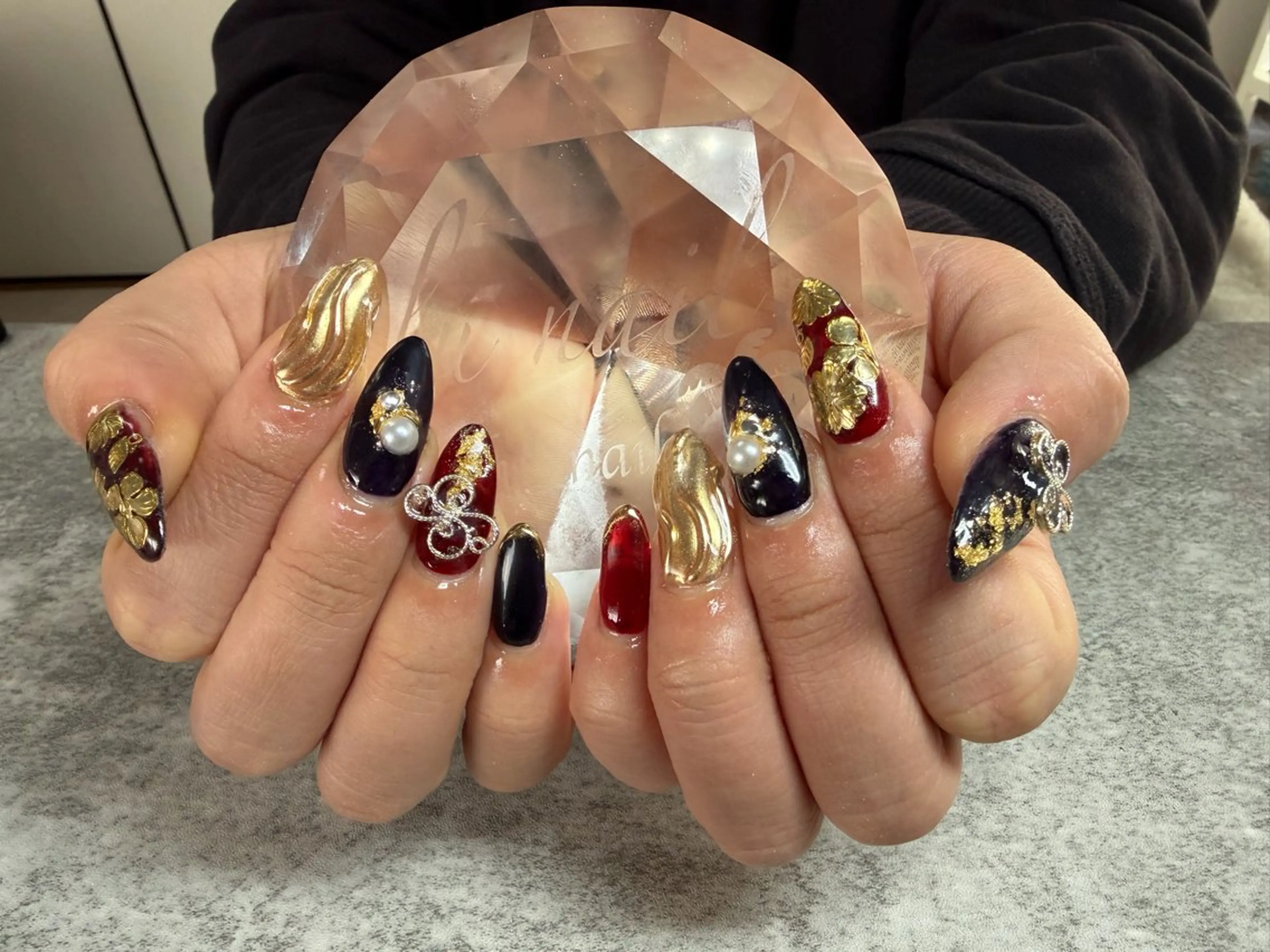 ネイル 持ち込み ネイルチップ 佐野 愛美のネイルデザイン