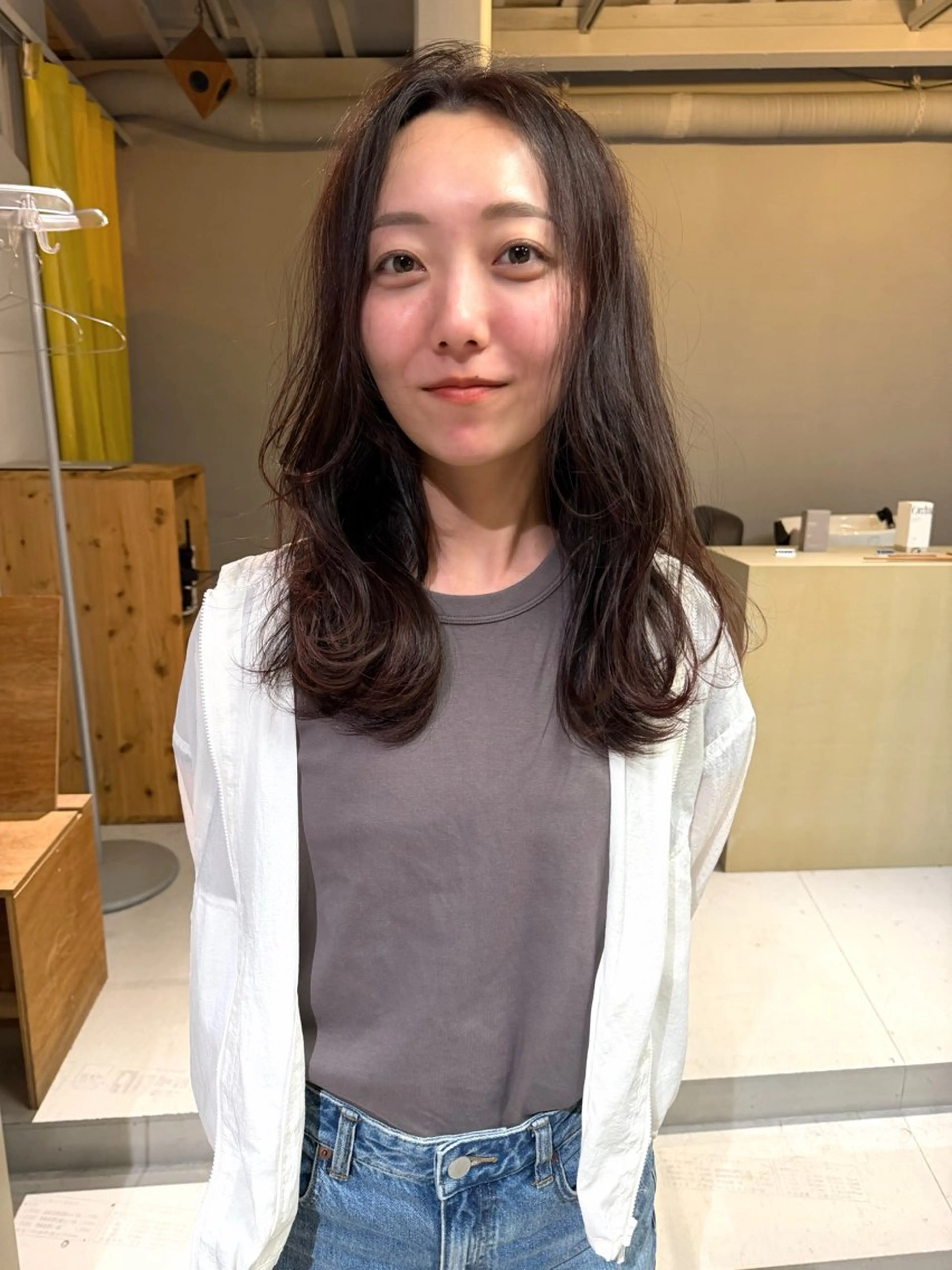 ミディアム カット ヘアカラー 金津 魁杜のヘアスタイル