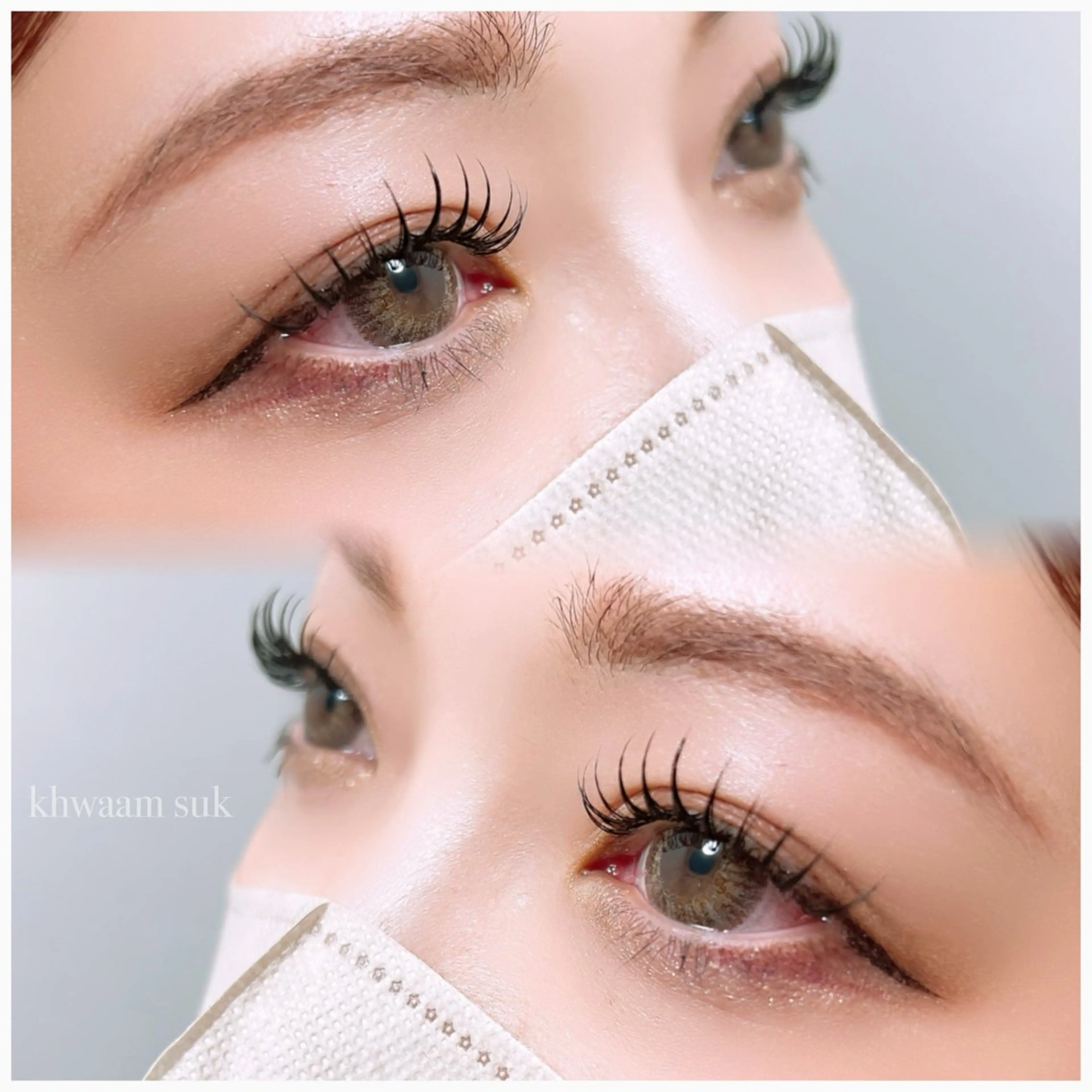 マツエク・マツパ Eyesalon🤍 khwaam sukのマツエク・マツパデザイン