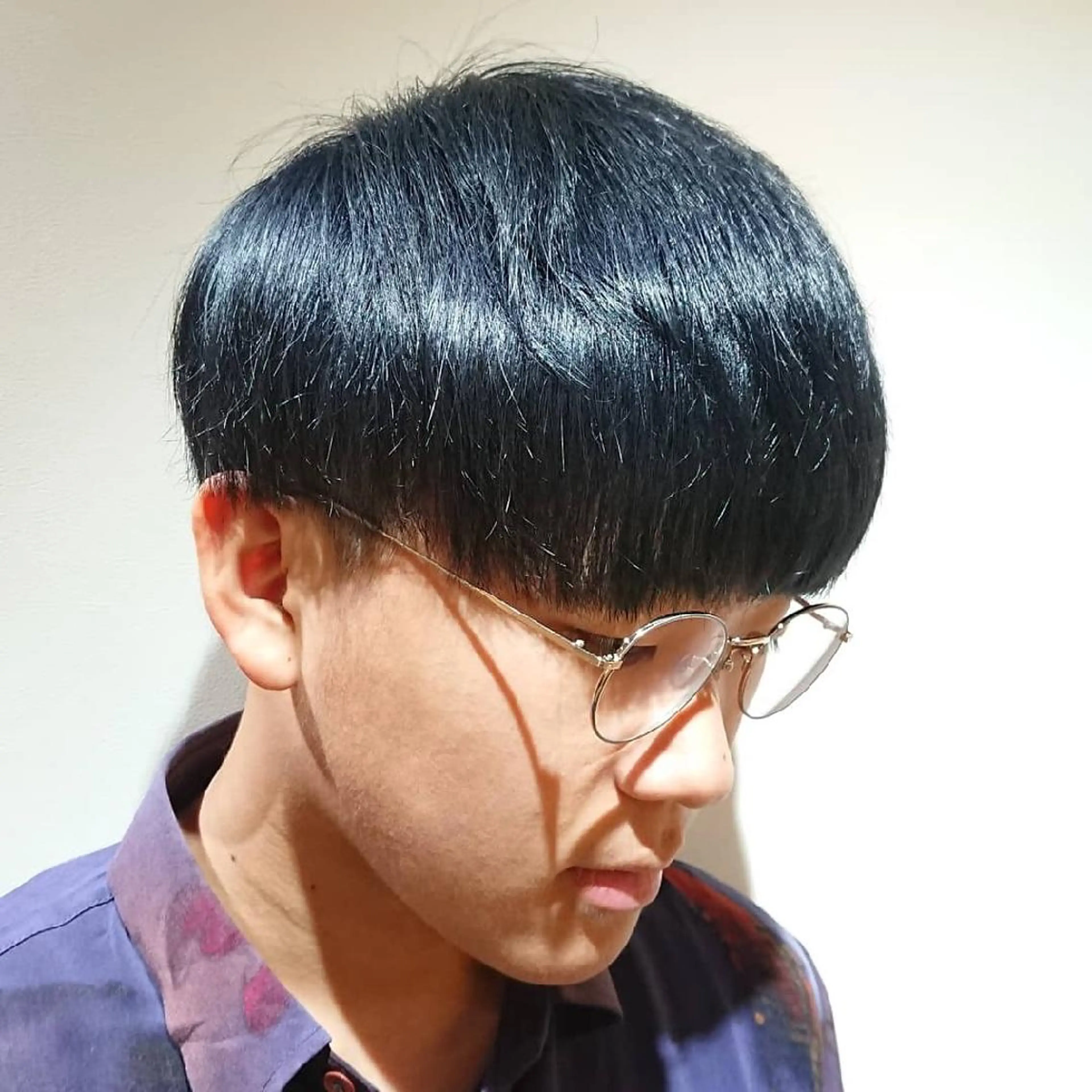 メンズ カラー アップバング メンズブリーチ マッシュ メンズパーマ ブリーチ ヘアカラー ブリーチ/ヘアケア/ 艶髪/イギチハルのヘアスタイル