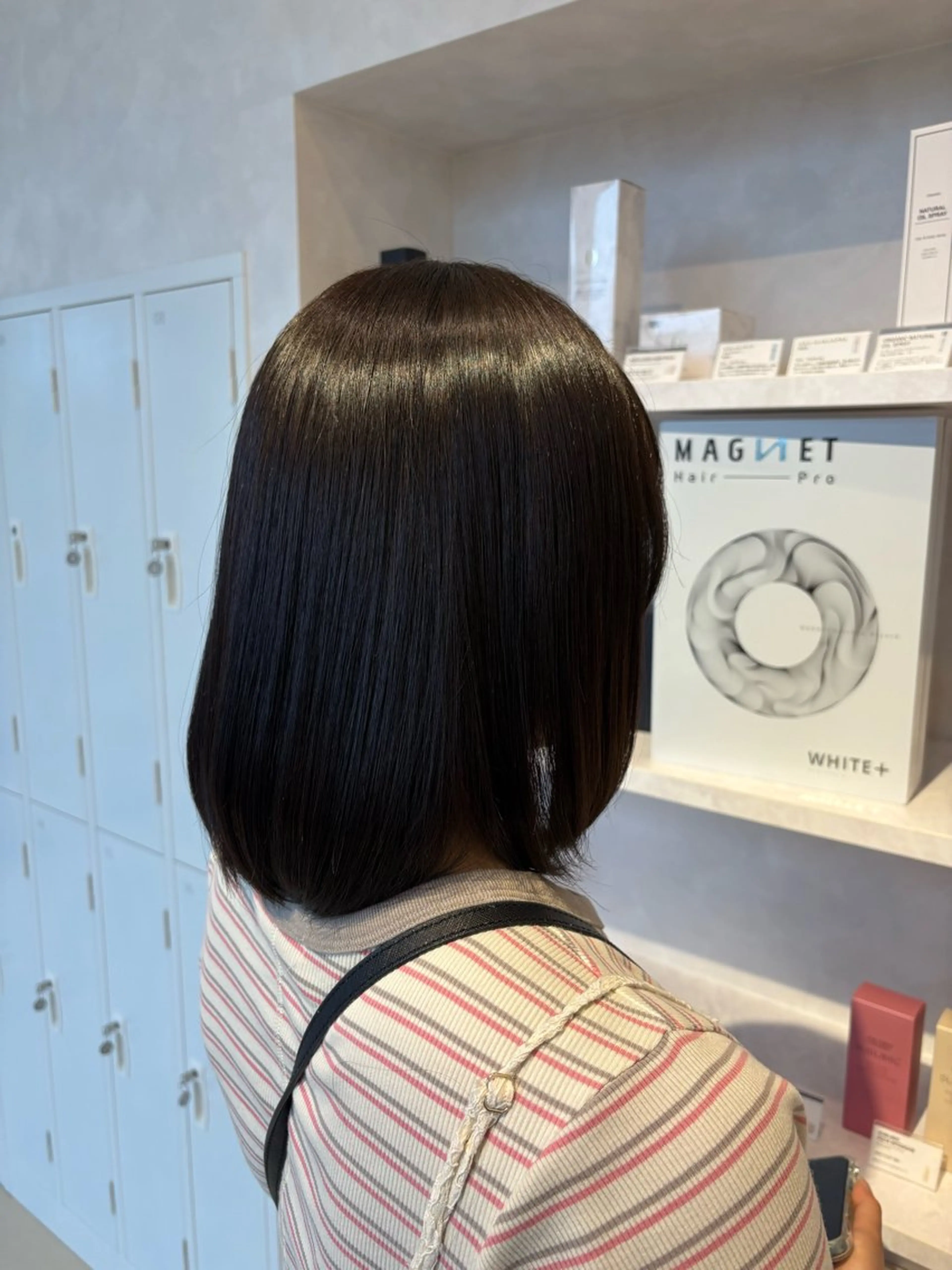 ミディアム 笹川 聖奈のヘアスタイル