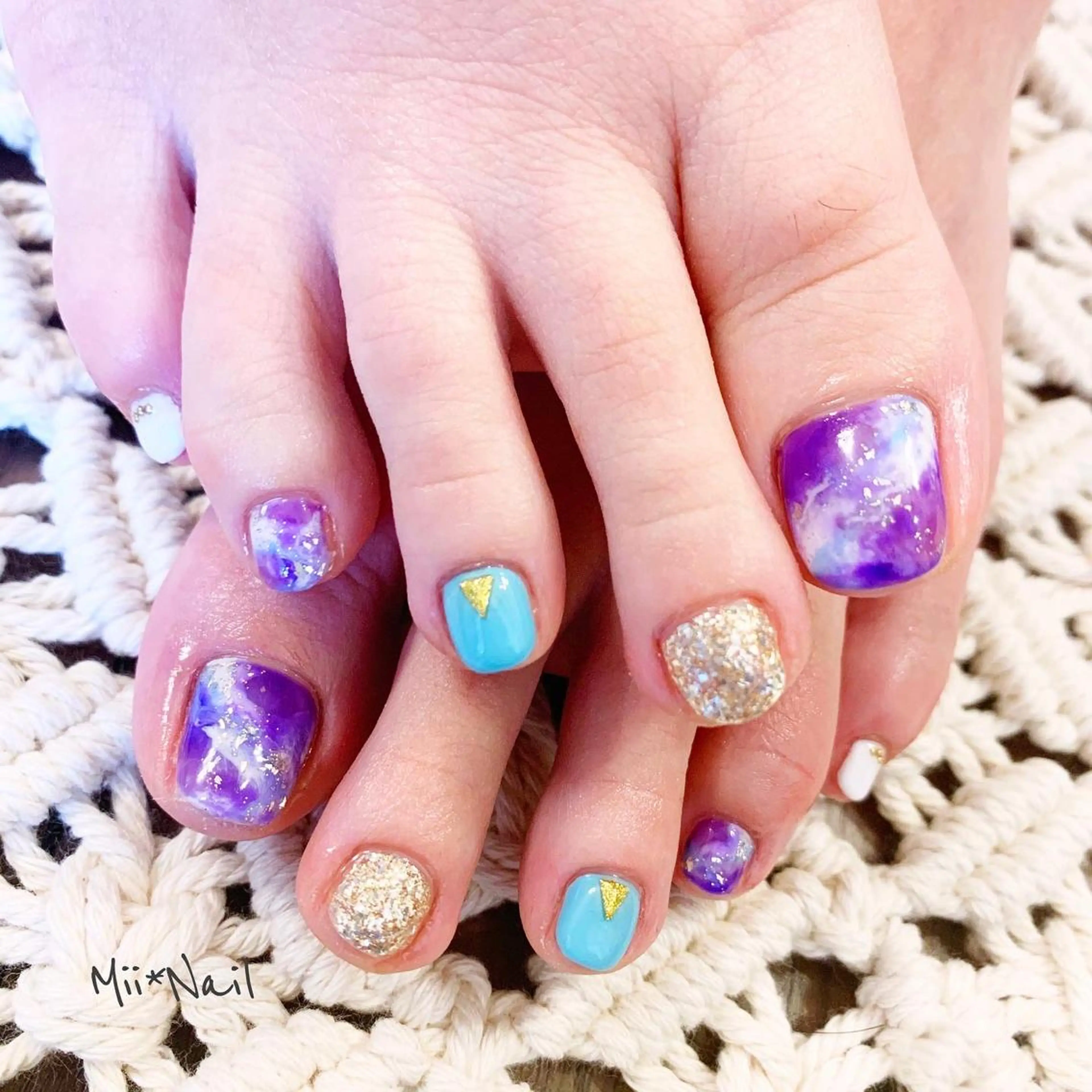 ネイル フットネイル MII*NAIL／ 美フォルムsalonのネイルデザイン