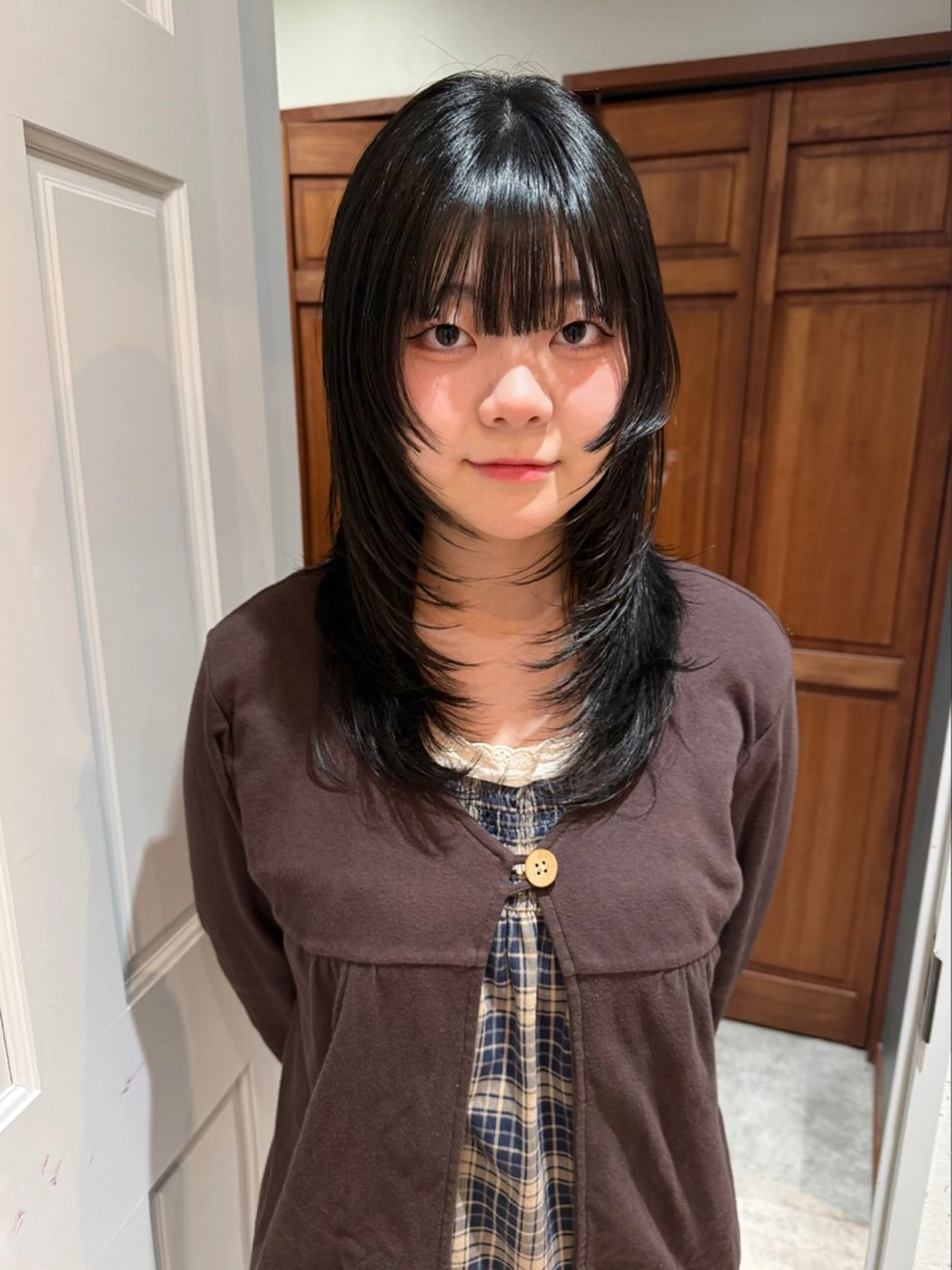 ミディアム カラー 似合わせカット カット トリートメント mai / linoah˚✧のヘアスタイル