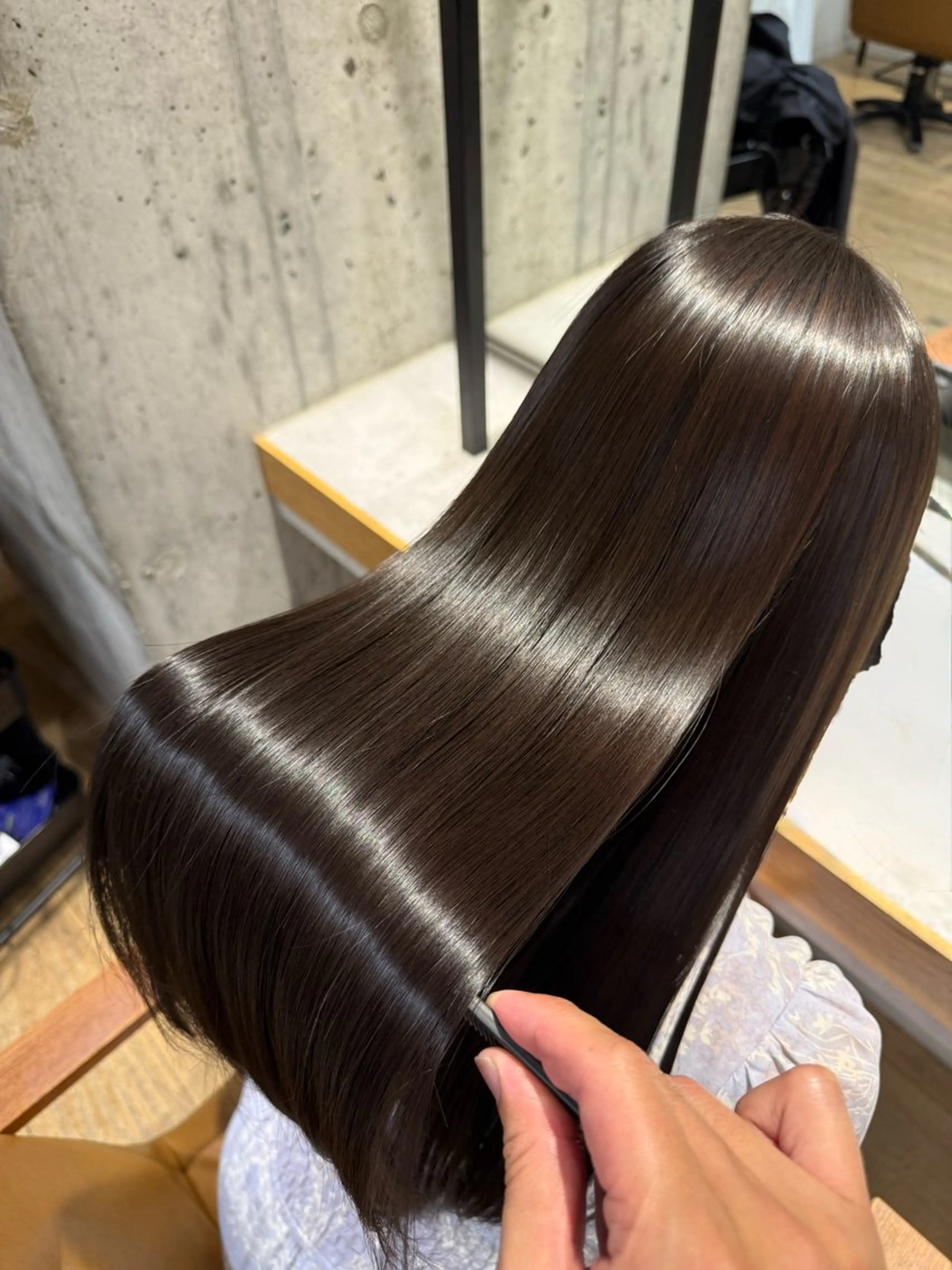 ロング カラー 吉田 裕太朗のヘアスタイル
