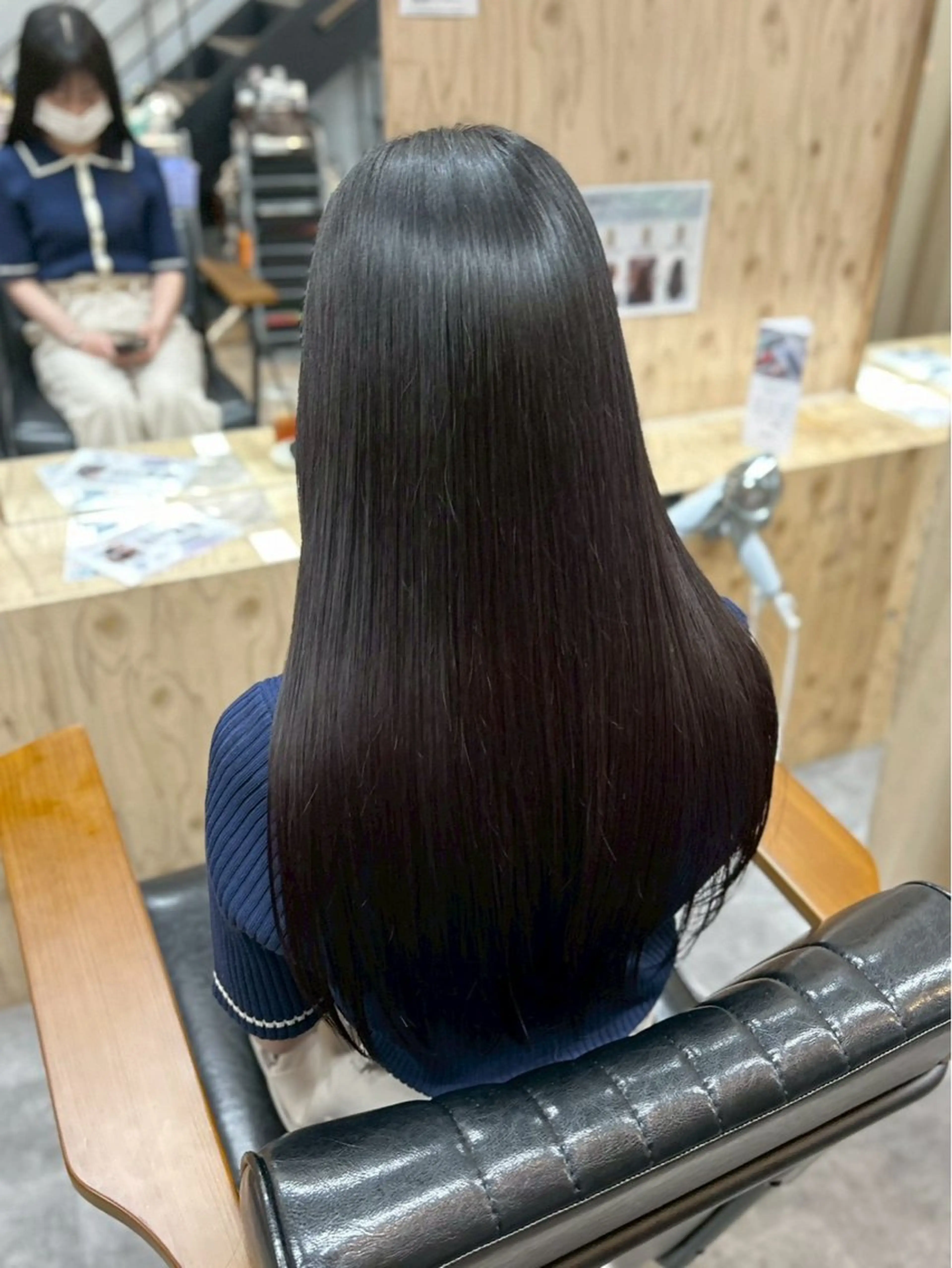 ロング カット 縮毛矯正 トリートメント 縮毛矯正/髪質改善 /nuup岩田のヘアスタイル