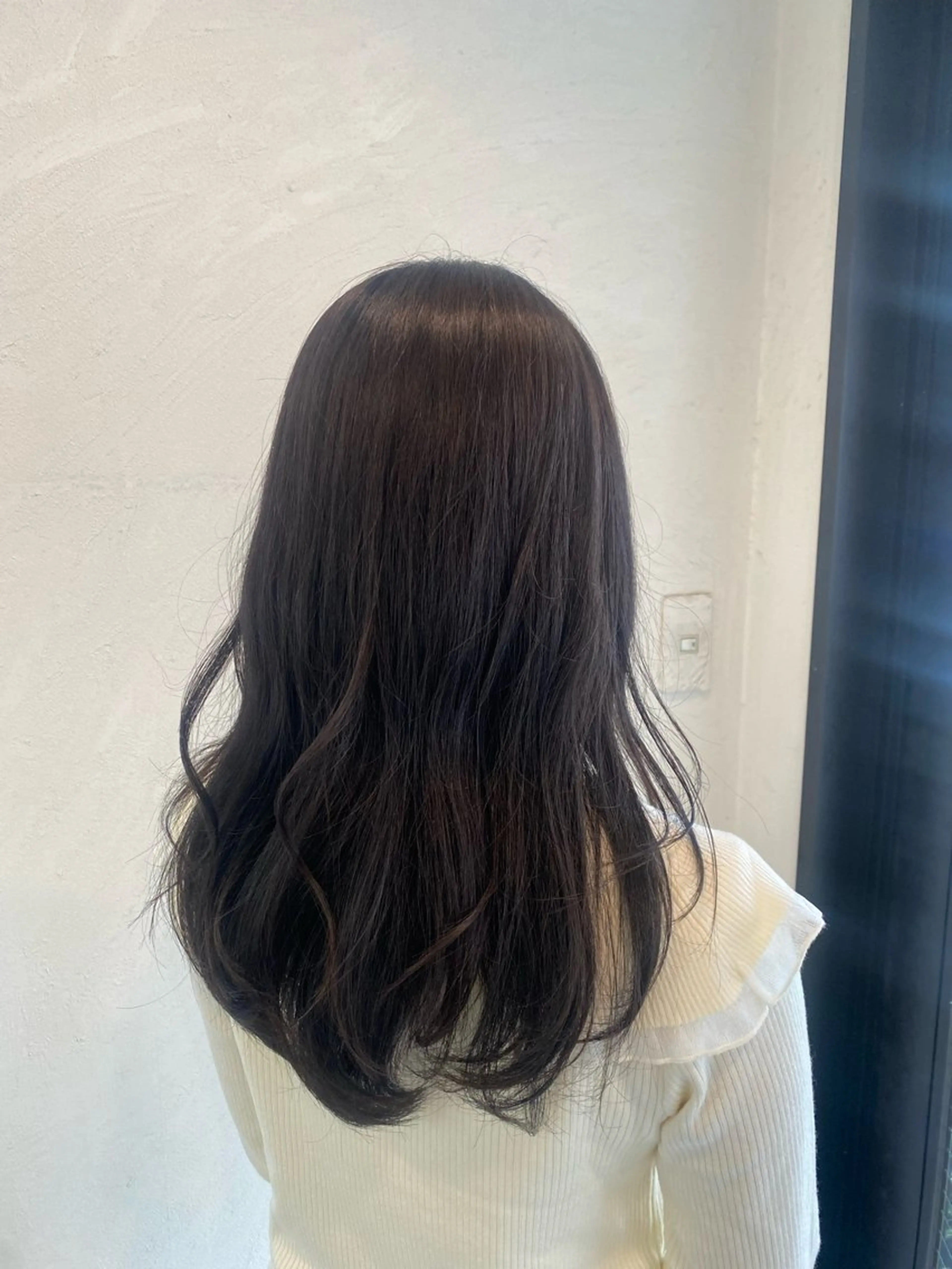 セミロング カラー ヘアカラー トリートメント 【SiLO】 nanamiのヘアスタイル