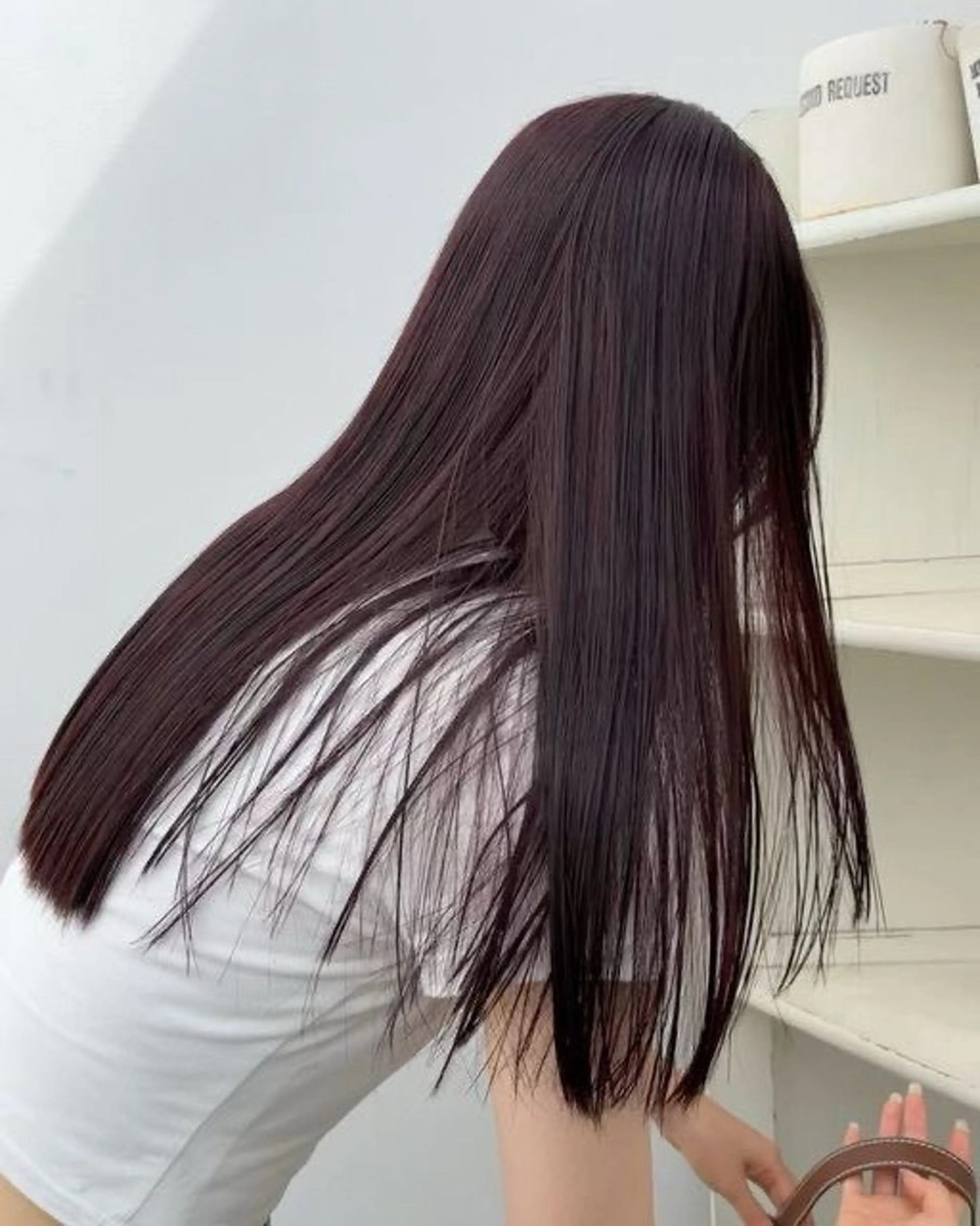 ロング カラー 🤍透明感·ツヤ感 カラー/mai‎🤍のヘアスタイル