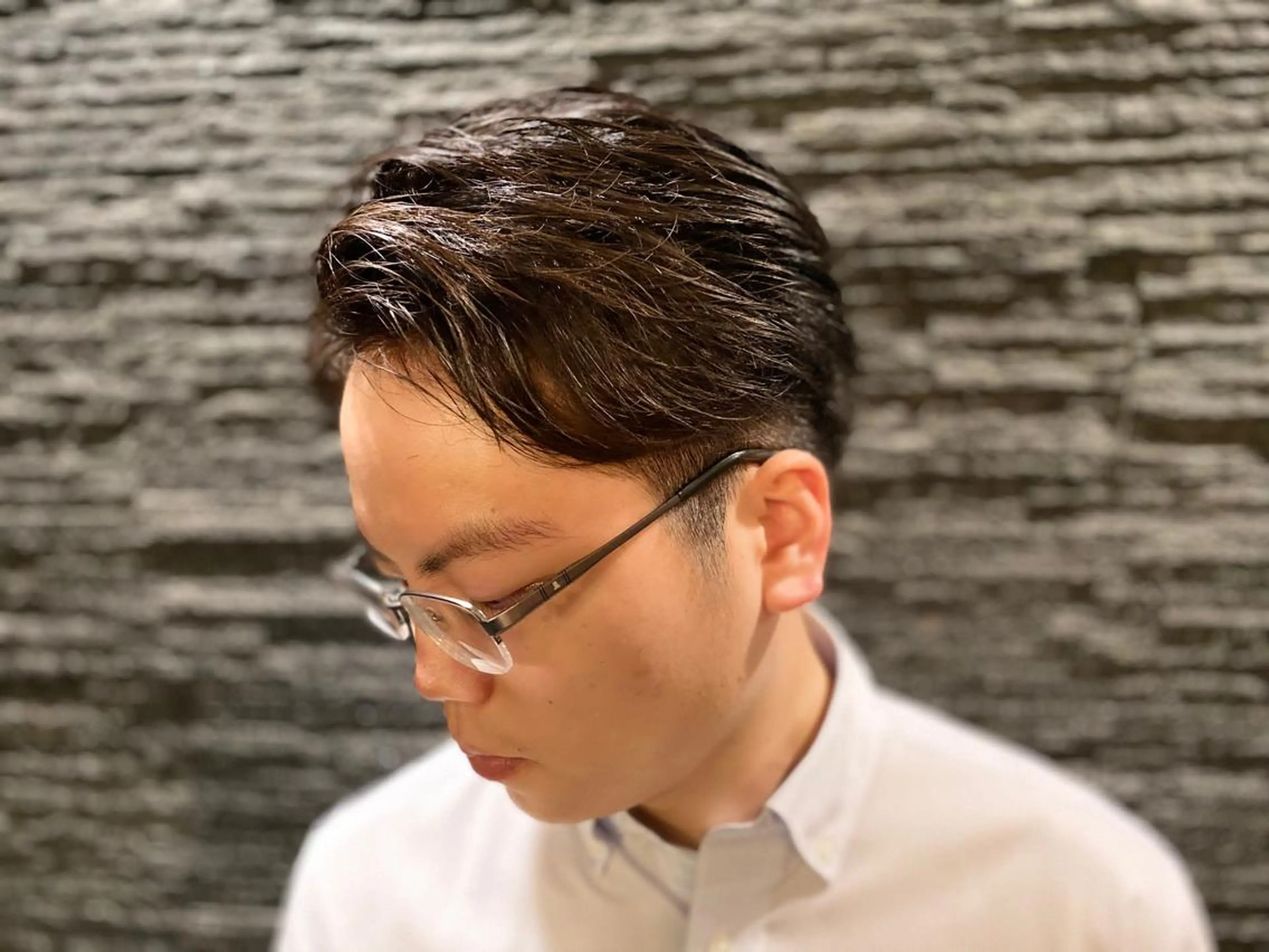 ミディアム メンズ HIRO GINZA 池袋東口店所属・林田 龍明のヘアスタイル