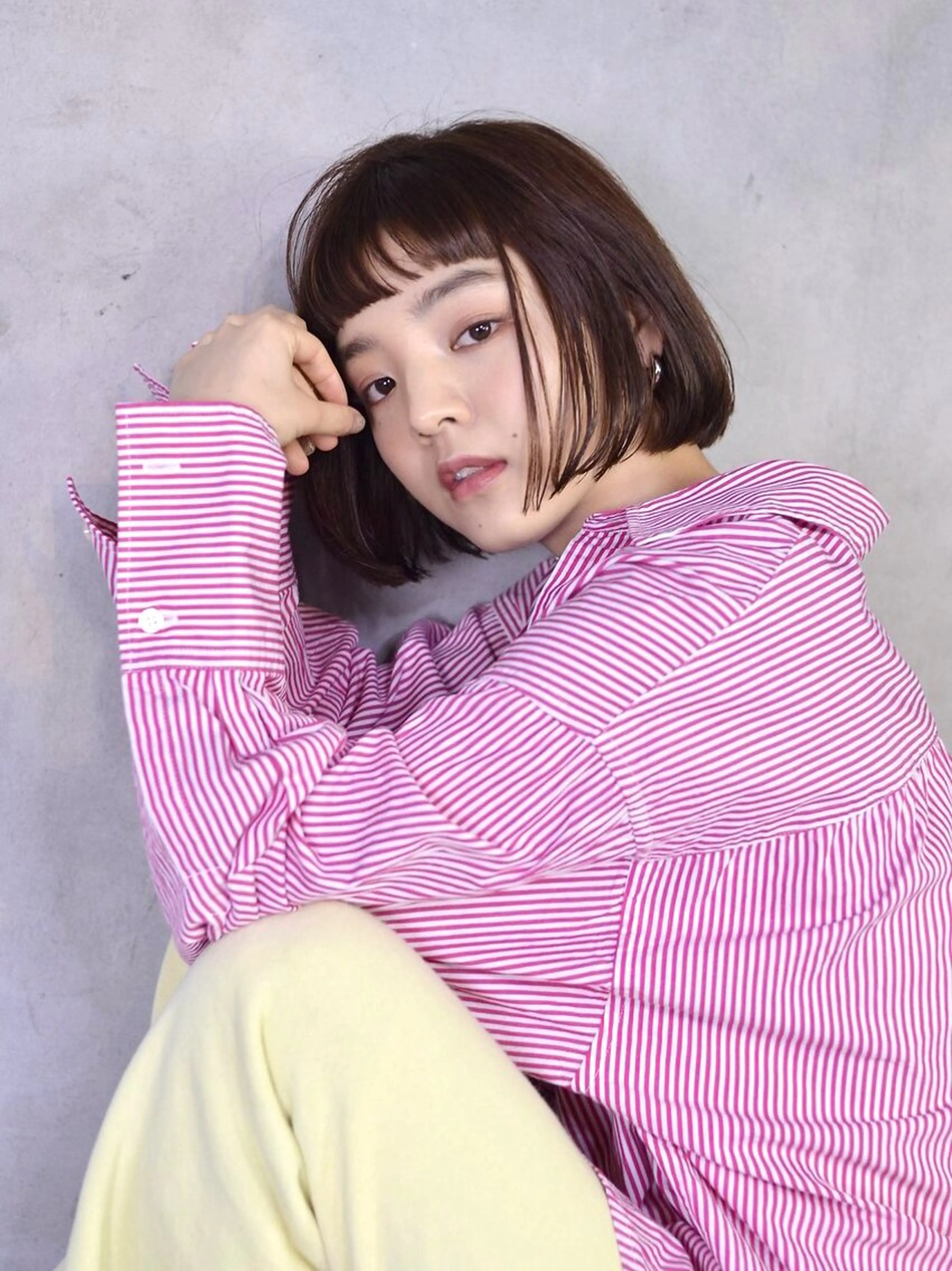 ショート カット ヘアカラー トリートメント 髪質改善/ヘアケア coiiはしもとはなのヘアスタイル