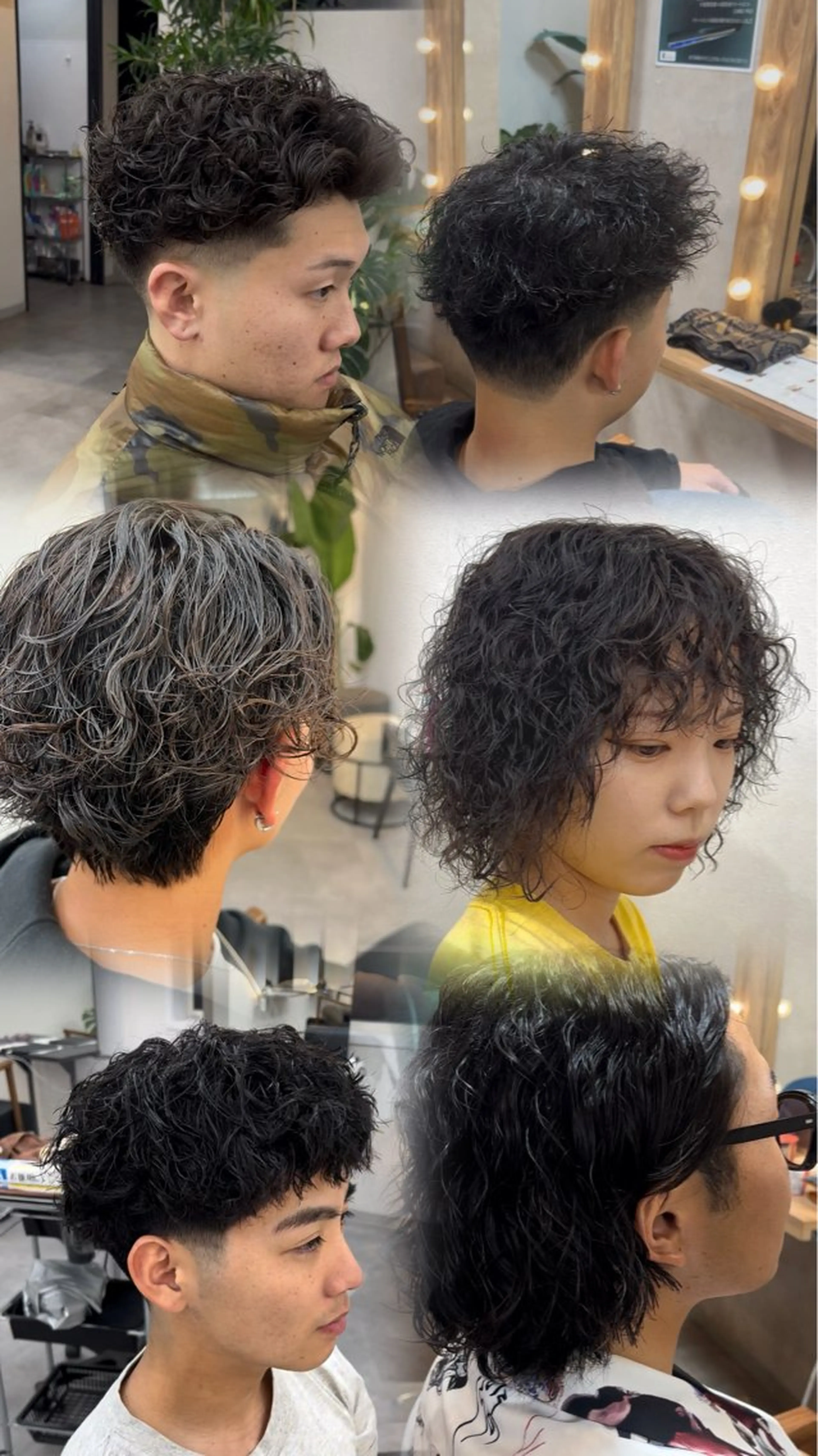 メンズ RIENS 高森俊輔のヘアスタイル