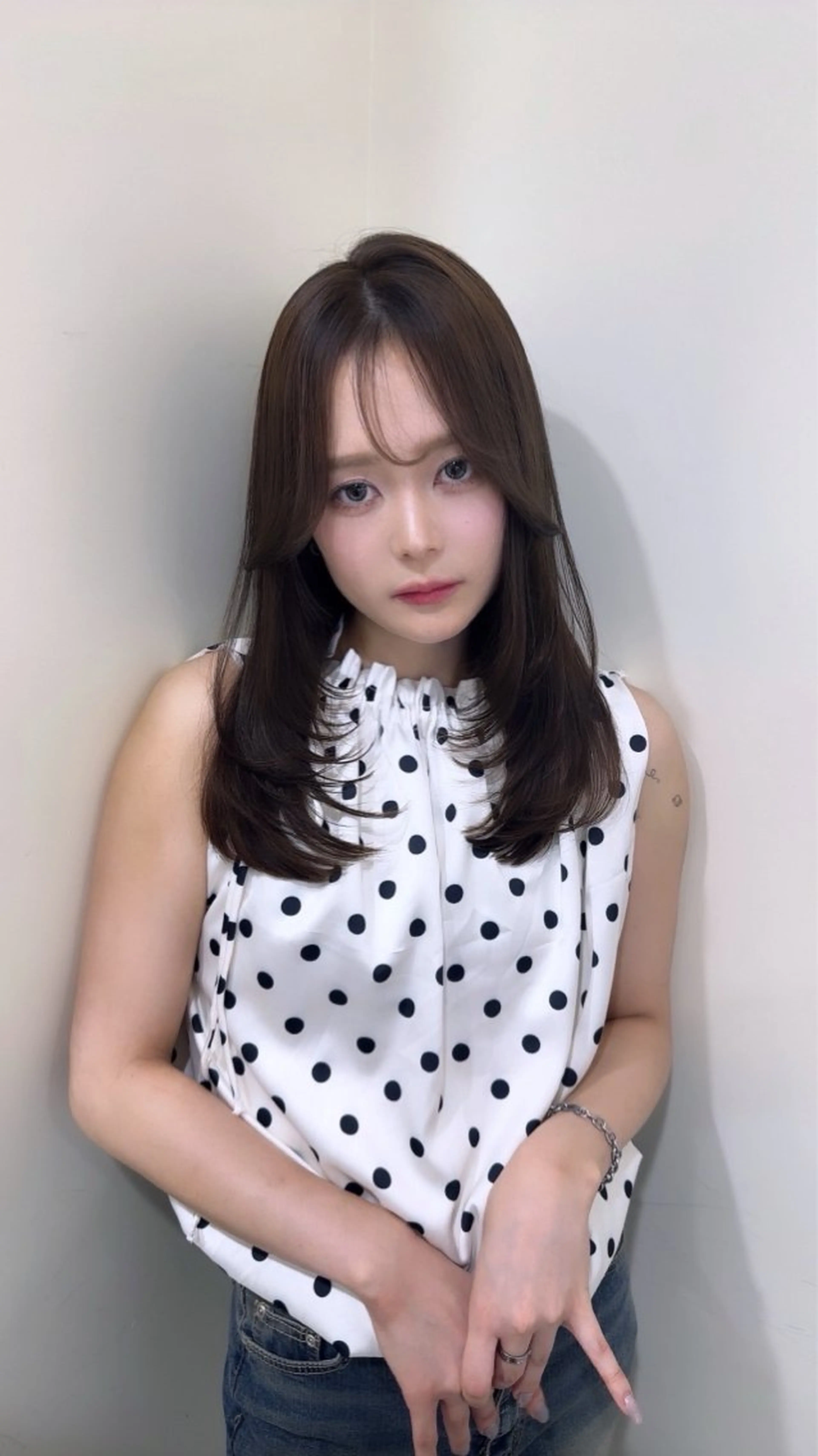 💎平日限定💎 韓国風レイヤーカット➕艶髪ワンカラー➕ヒアルロン酸トリートメントの写真