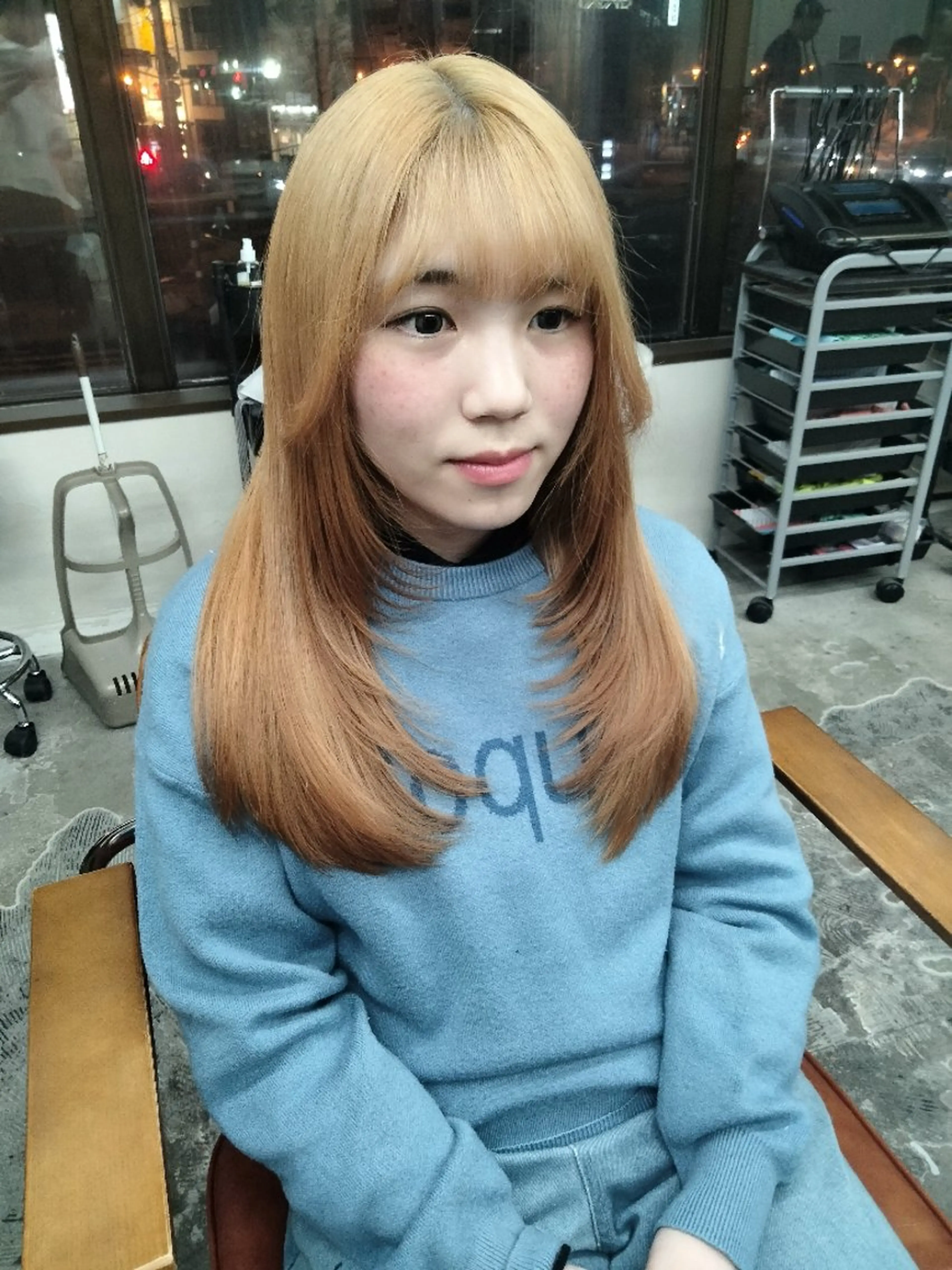 ロング ハイレイヤー レイヤーカット nico麻生　長谷川 裕月のヘアスタイル