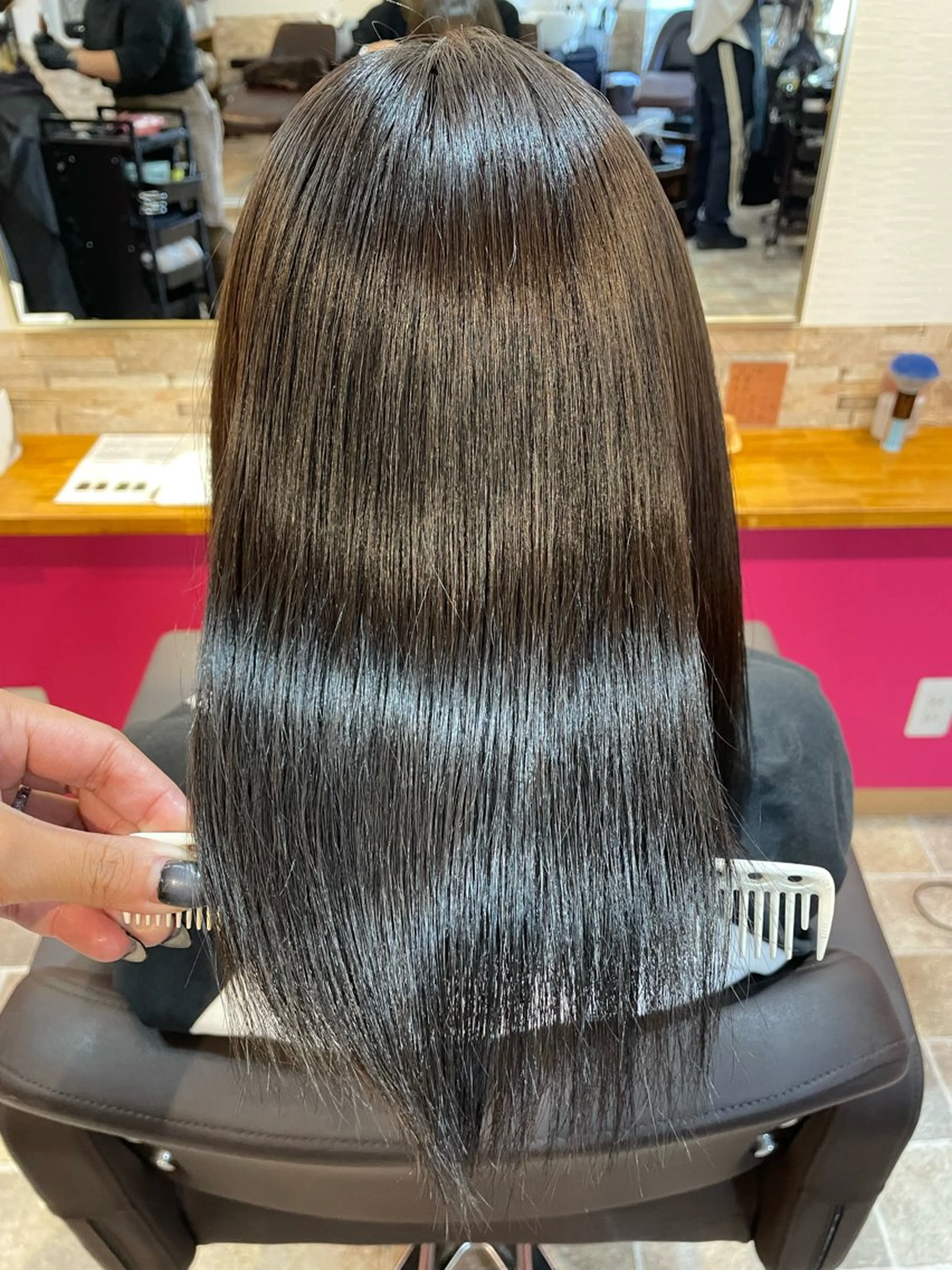ミディアム カラー グレージュ カット ヘアカラー トリートメント YUI/ ブリーチカラー🌷のヘアスタイル