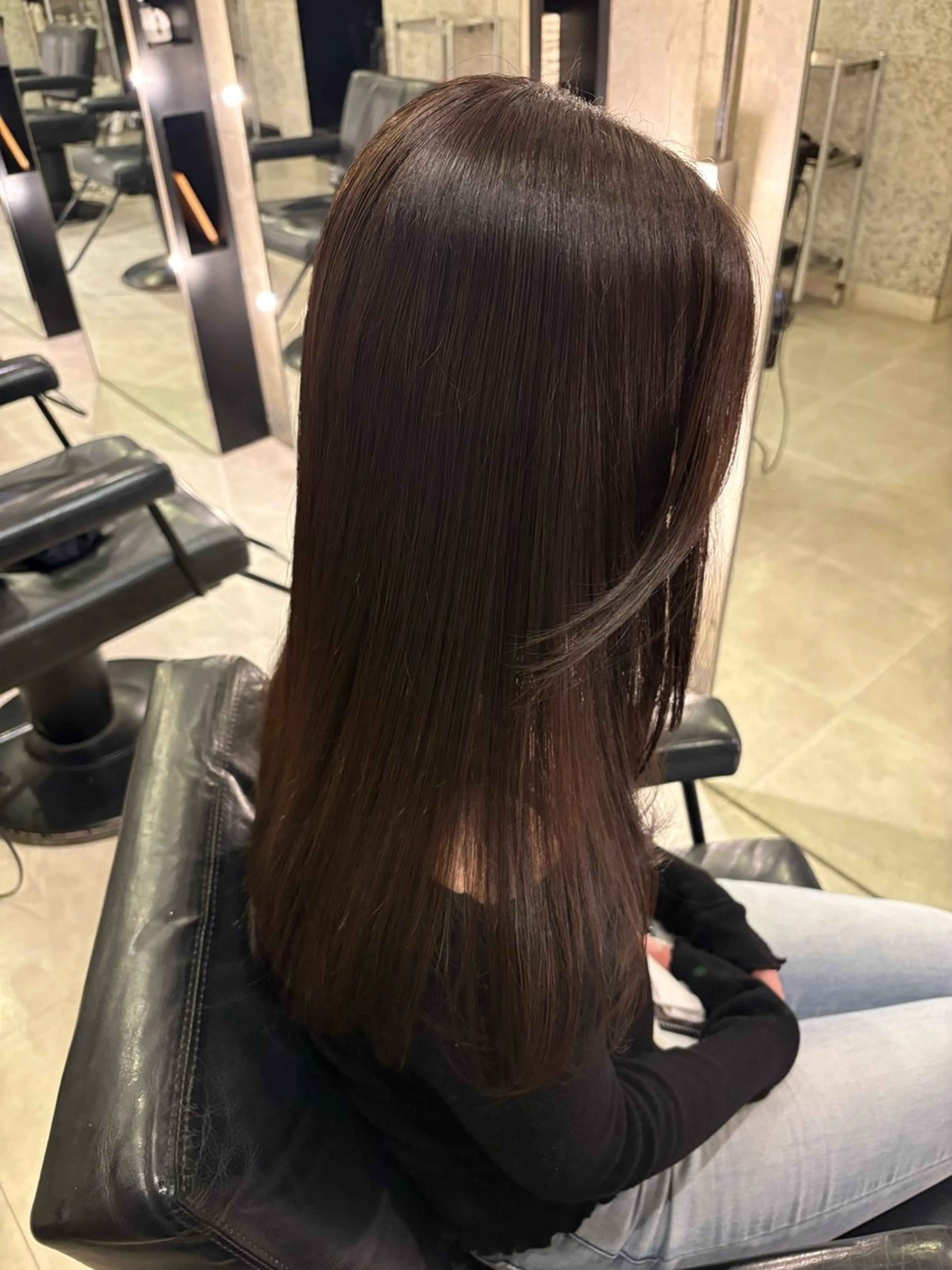 セミロング 顔周りカット ハイレイヤー レイヤーカット Luxe【ラグゼ】所属・«料金🆓カット モデル»キリ🌿のヘアスタイル